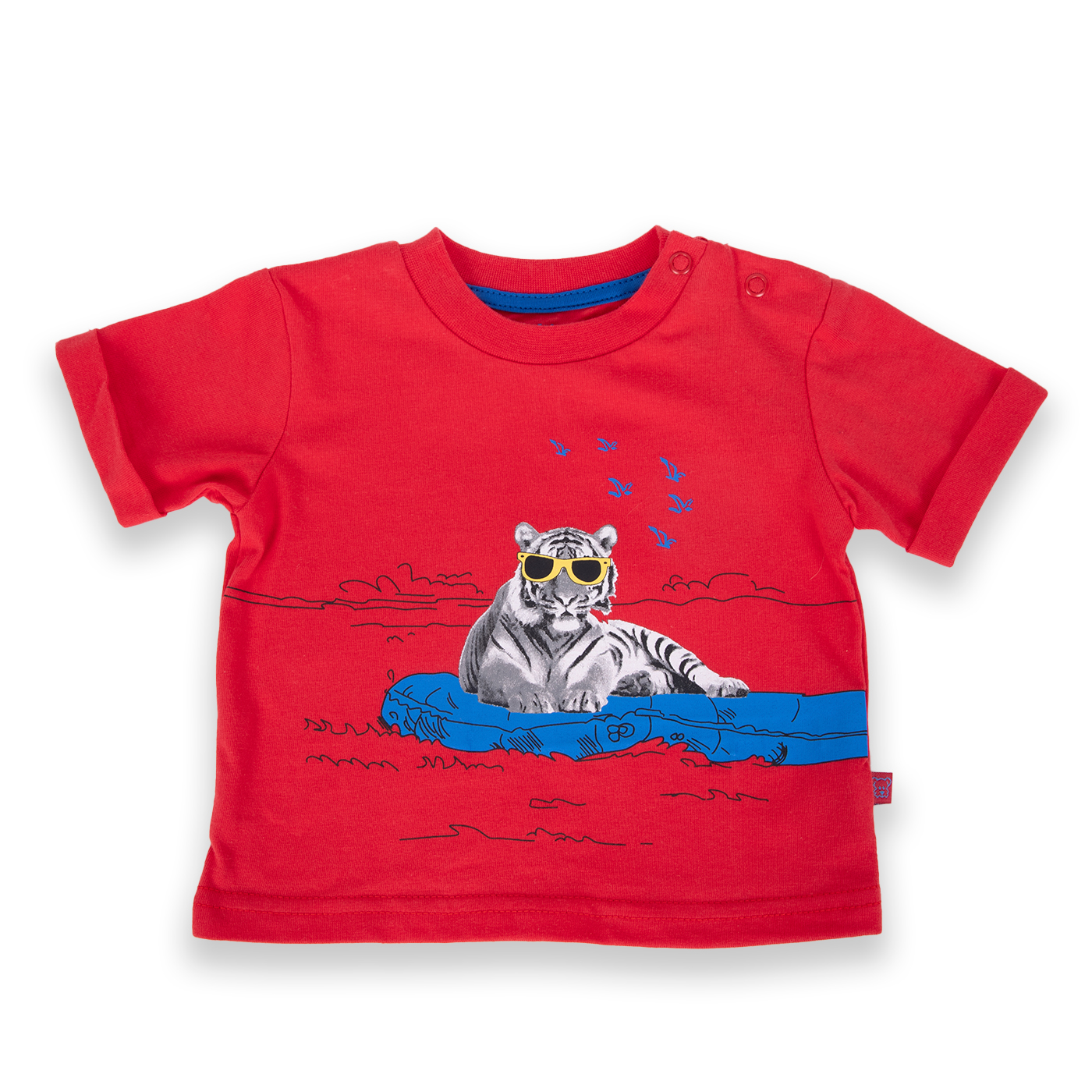 POLERA MANGA CORTA ALGODÓN NIÑO PILLÍN PVA743-24ROJ BEBÉ ROJO - 2