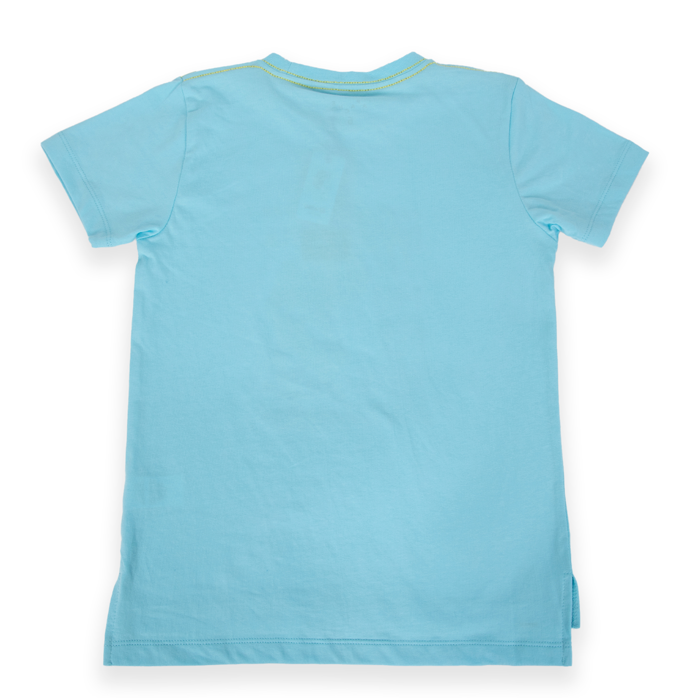 POLERA MANGA CORTA ALGODÓN NIÑO PILLÍN PVA663-24CAL TURQUESA - 3