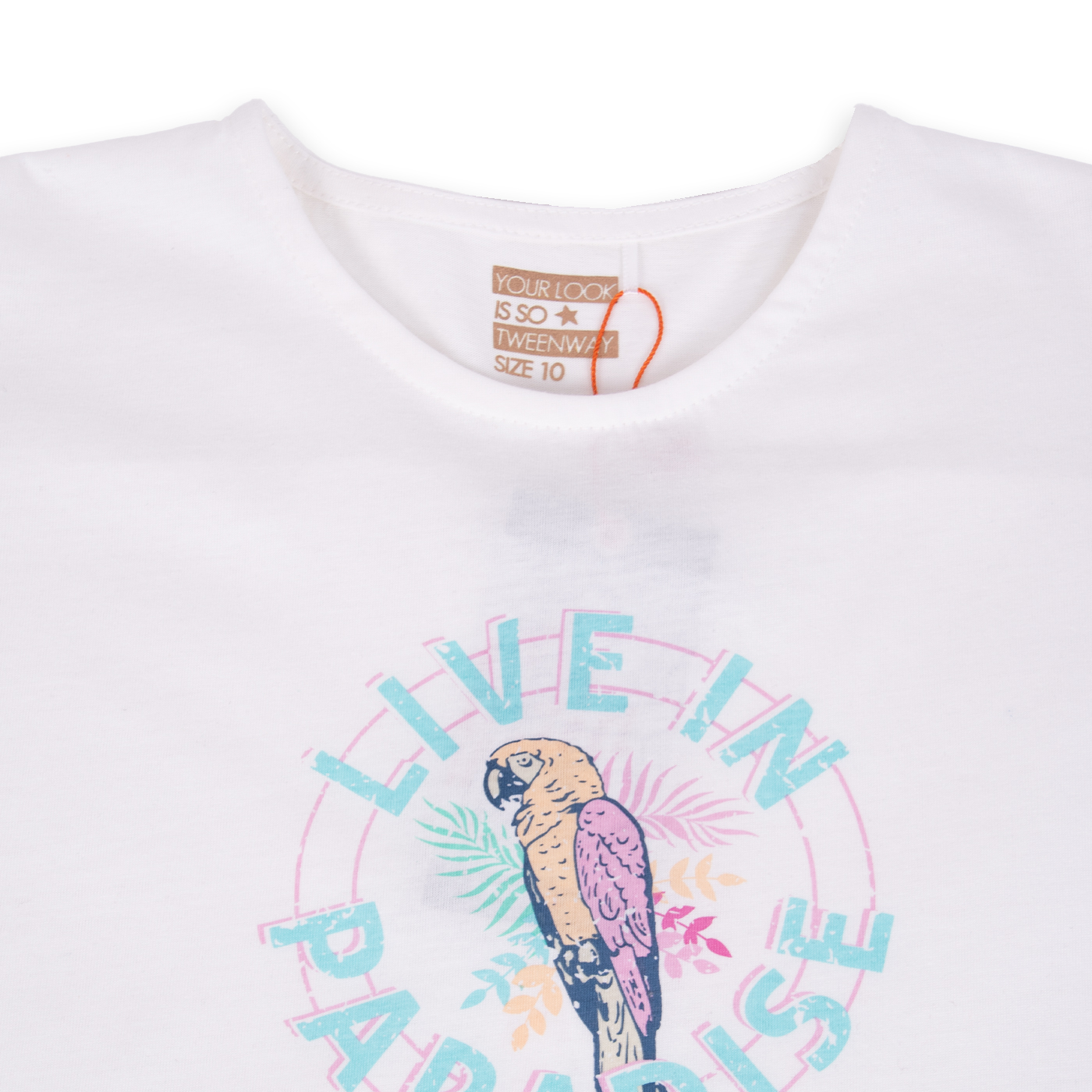 POLERA MANGA CORTA ALGODÓN NIÑA PILLÍN TVA613-24BCO BLANCO - 2