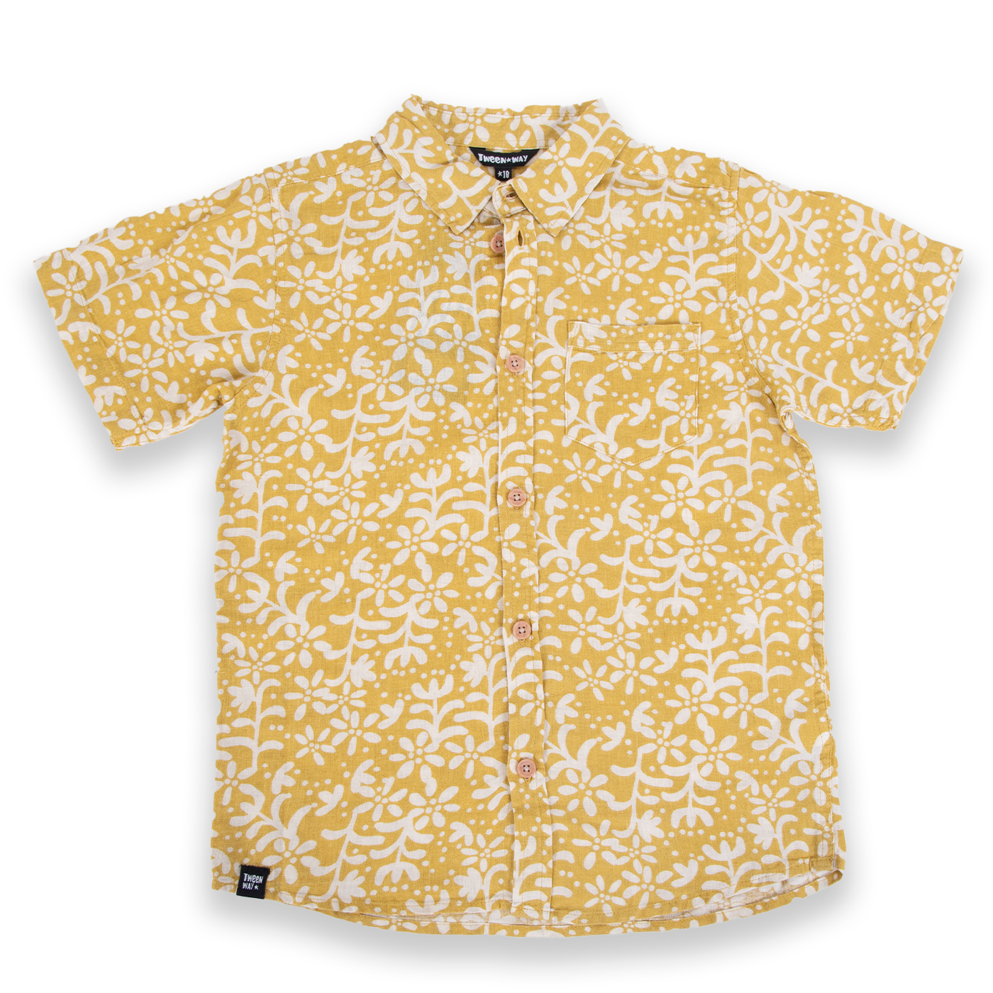 CAMISA NIÑO MOSTAZA PILLIN - 1