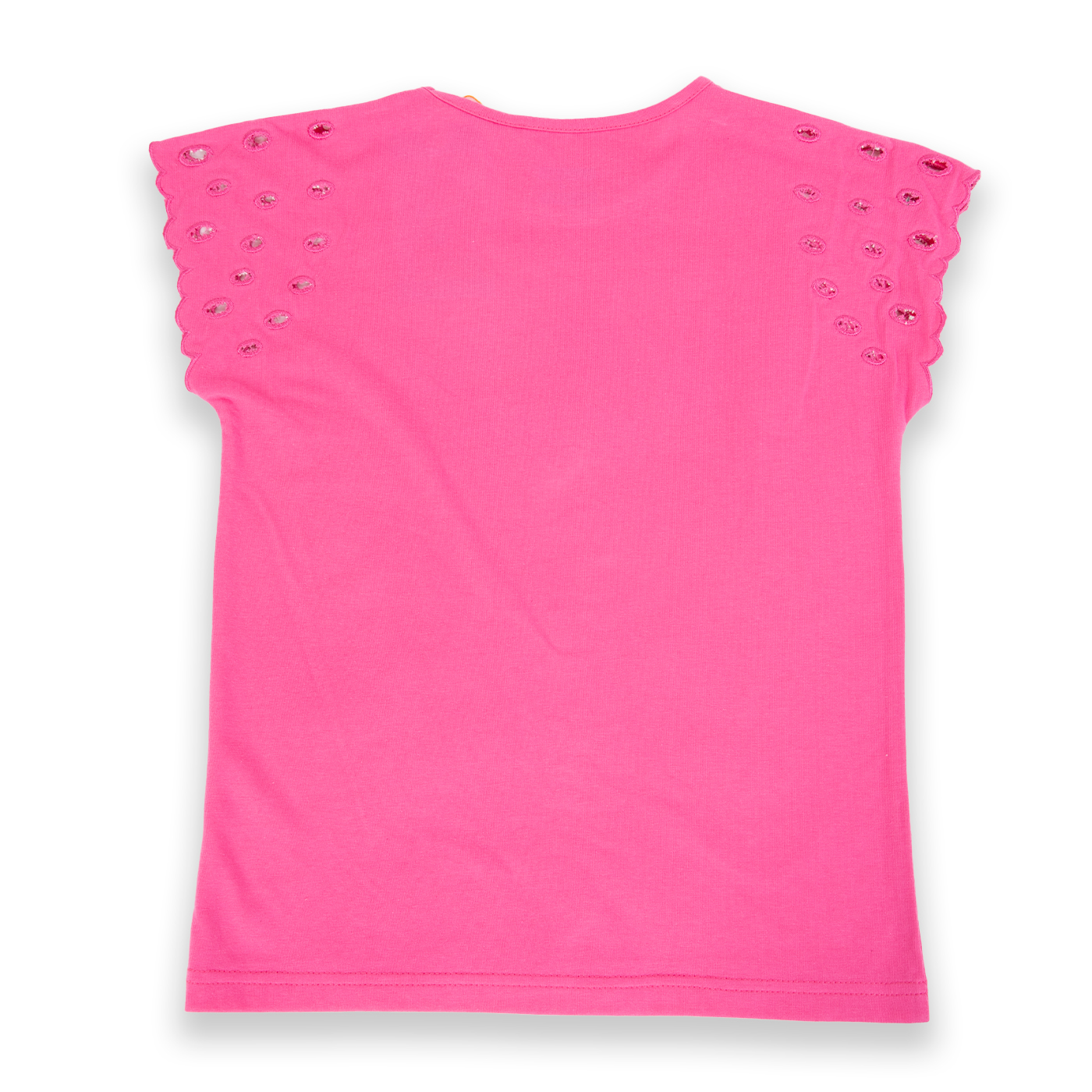 POLERA MANGA CORTA ALGODÓN NIÑA PILLÍN TVA625-24FUC FUCSIA - 3