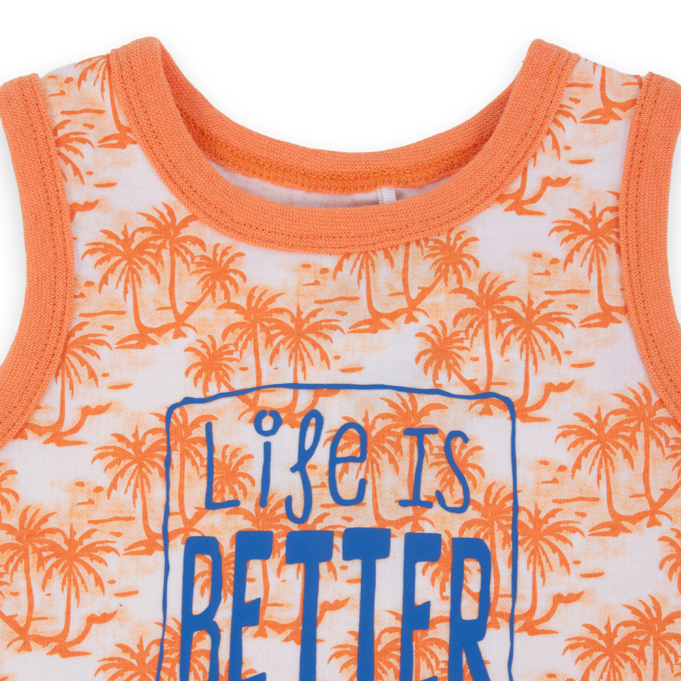 POLERA MANGA CORTA ALGODÓN NIÑO PILLÍN PVA655-24NAR BEBÉ NARANJA - 2