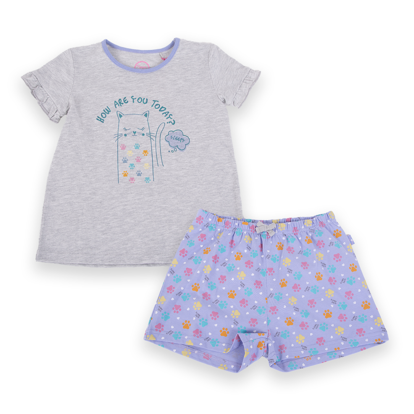 PIJAMA NIÑA PILLIN GRIS CLARO PVA404-24MLG - 3