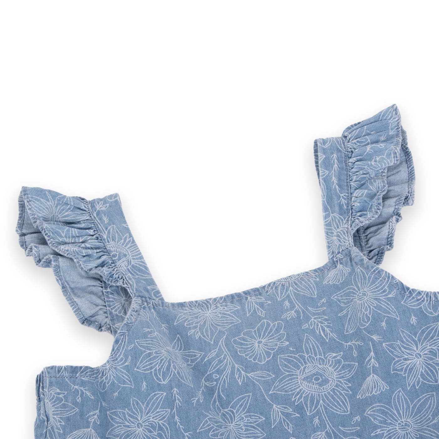 VESTIDO ALGODON NIÑA PILLIN DENIM PVA730-24DEN - 2