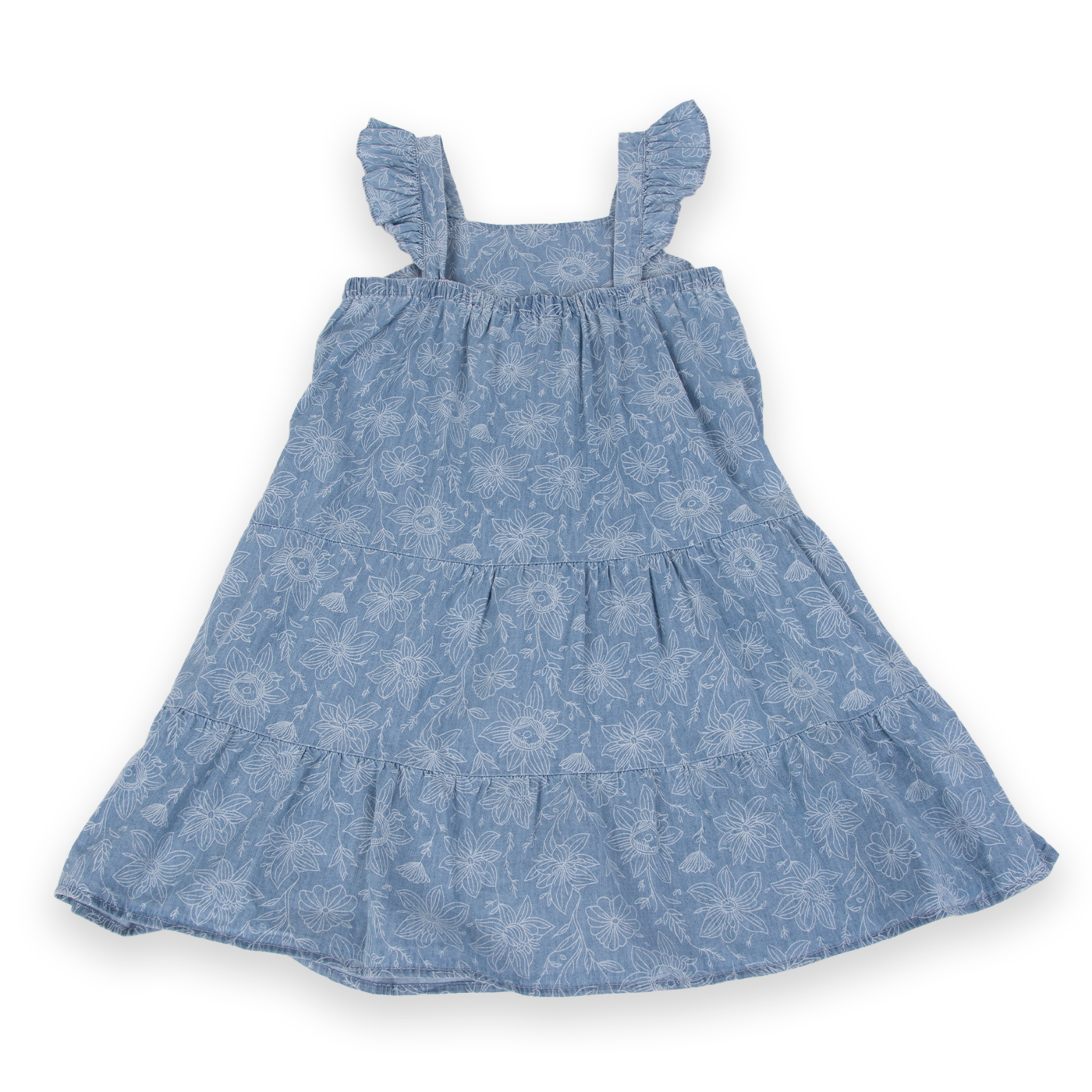 VESTIDO ALGODON NIÑA PILLIN DENIM PVA730-24DEN - 3