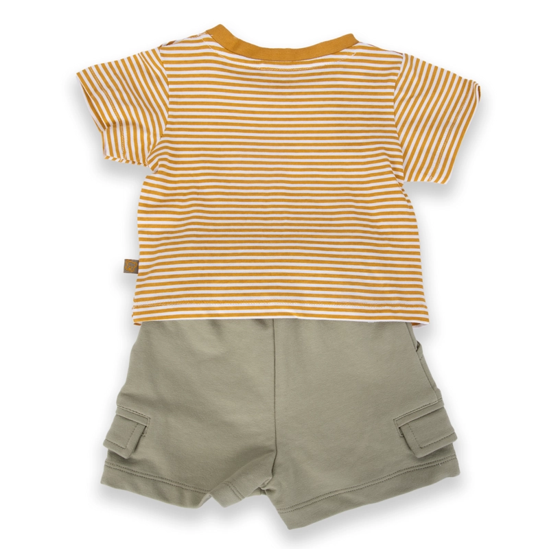 CONJUNTO ALGODON NIÑO PILLIN MOSTAZA PVA646-24MOS BEBE - 4