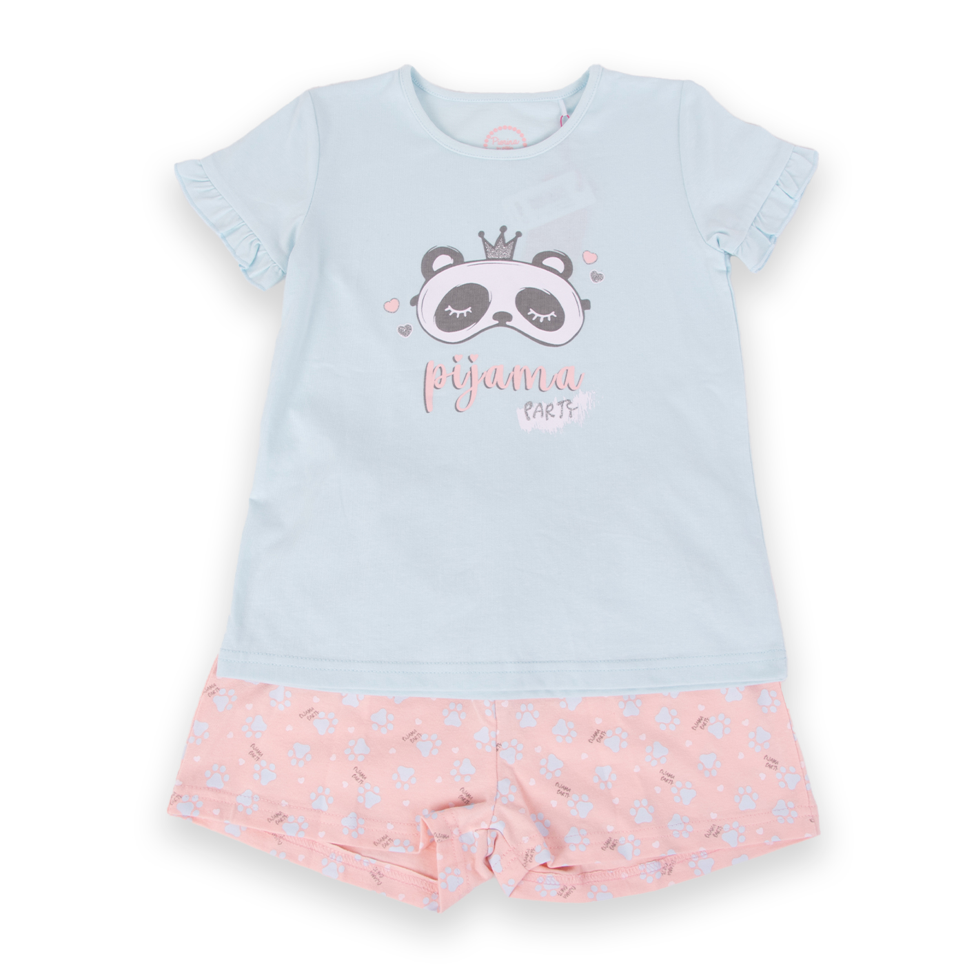 PIJAMA NIÑA PILLIN CELESTE PVA404-24CEL - 1