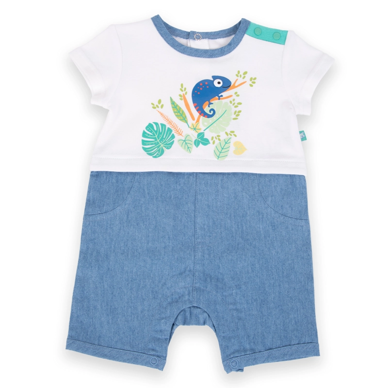 MAMELUCO BEBÉ NIÑO DENIM PILLIN - 1
