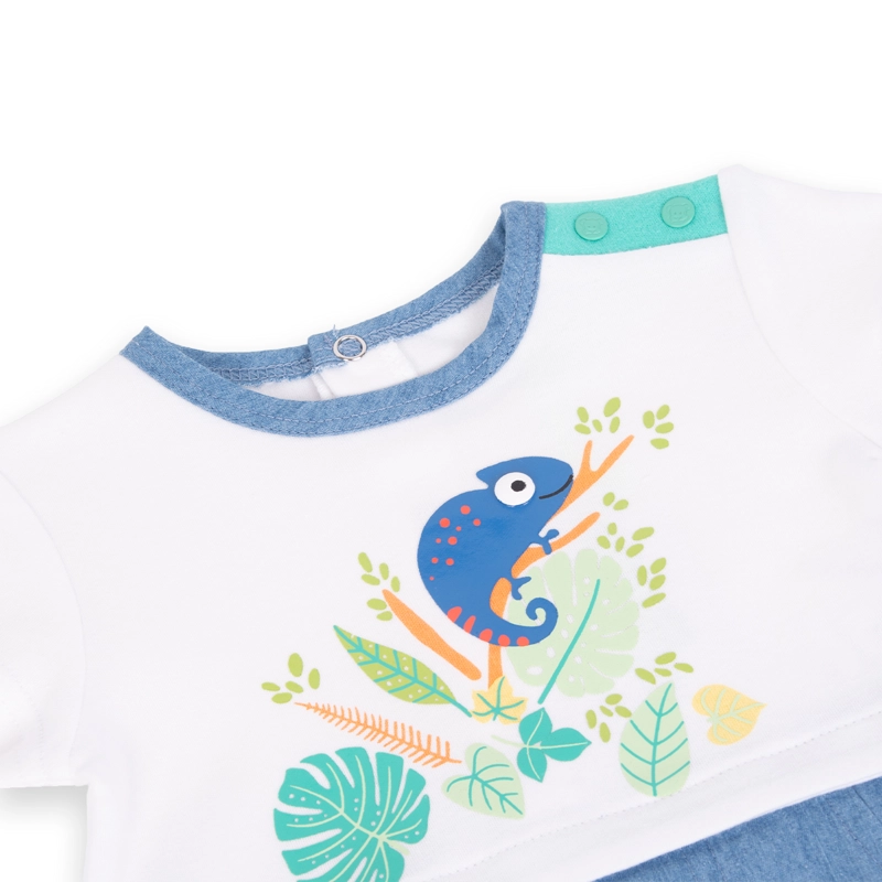 MAMELUCO BEBÉ NIÑO DENIM PILLIN - 2