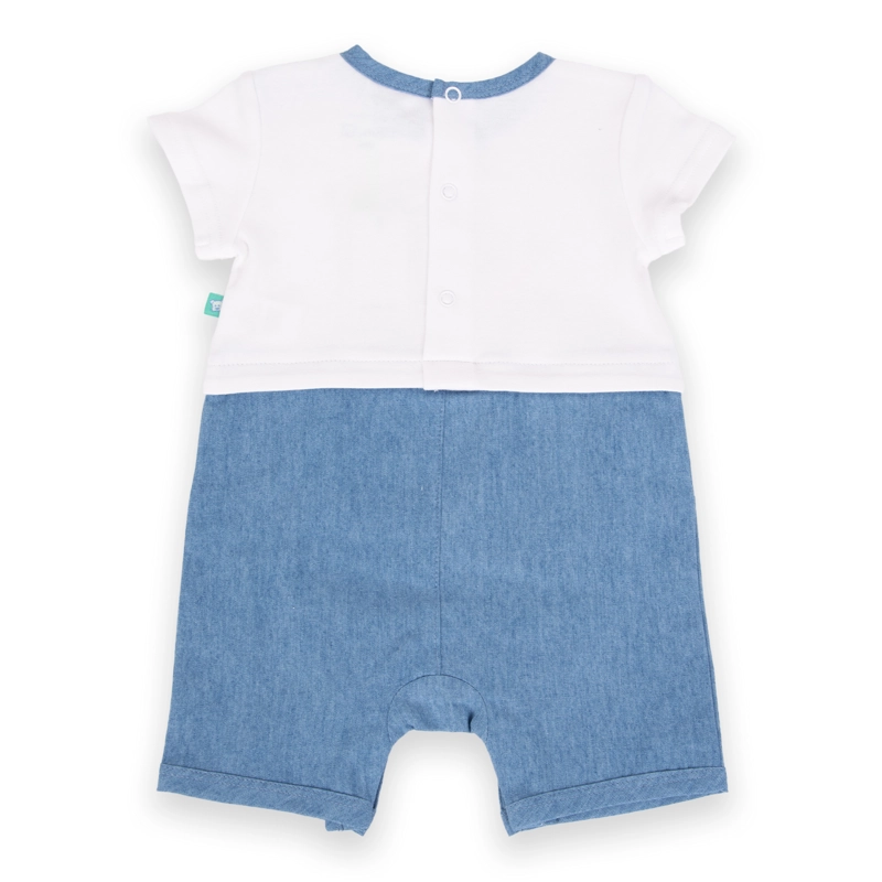 MAMELUCO BEBÉ NIÑO DENIM PILLIN - 3