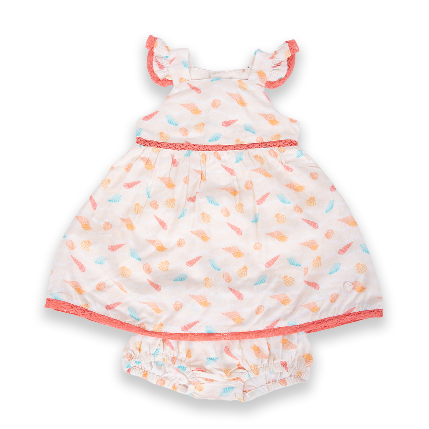 VESTIDO NIÑA PILLIN ARENA PVA817-24ARE BEBE - 1
