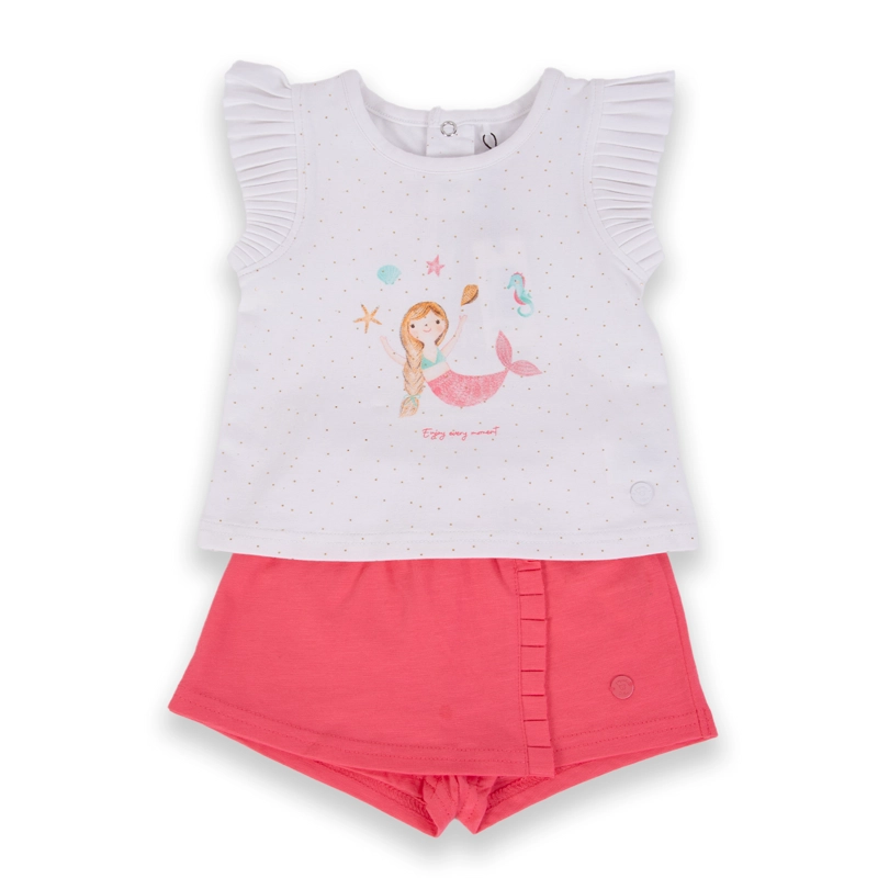 CONJUNTO BEBÉ NIÑA CORAL PILLIN - 1