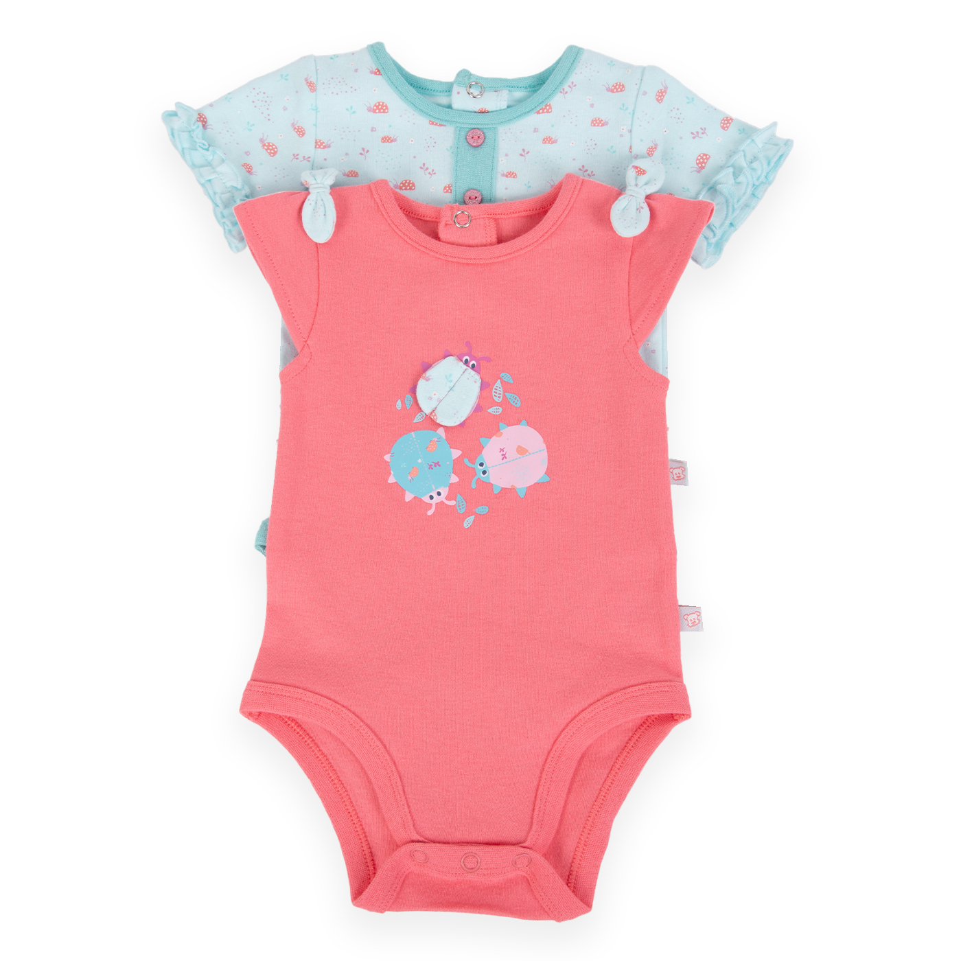 BODY BEBÉ NIÑA MULTICOLOR PILLIN - 1