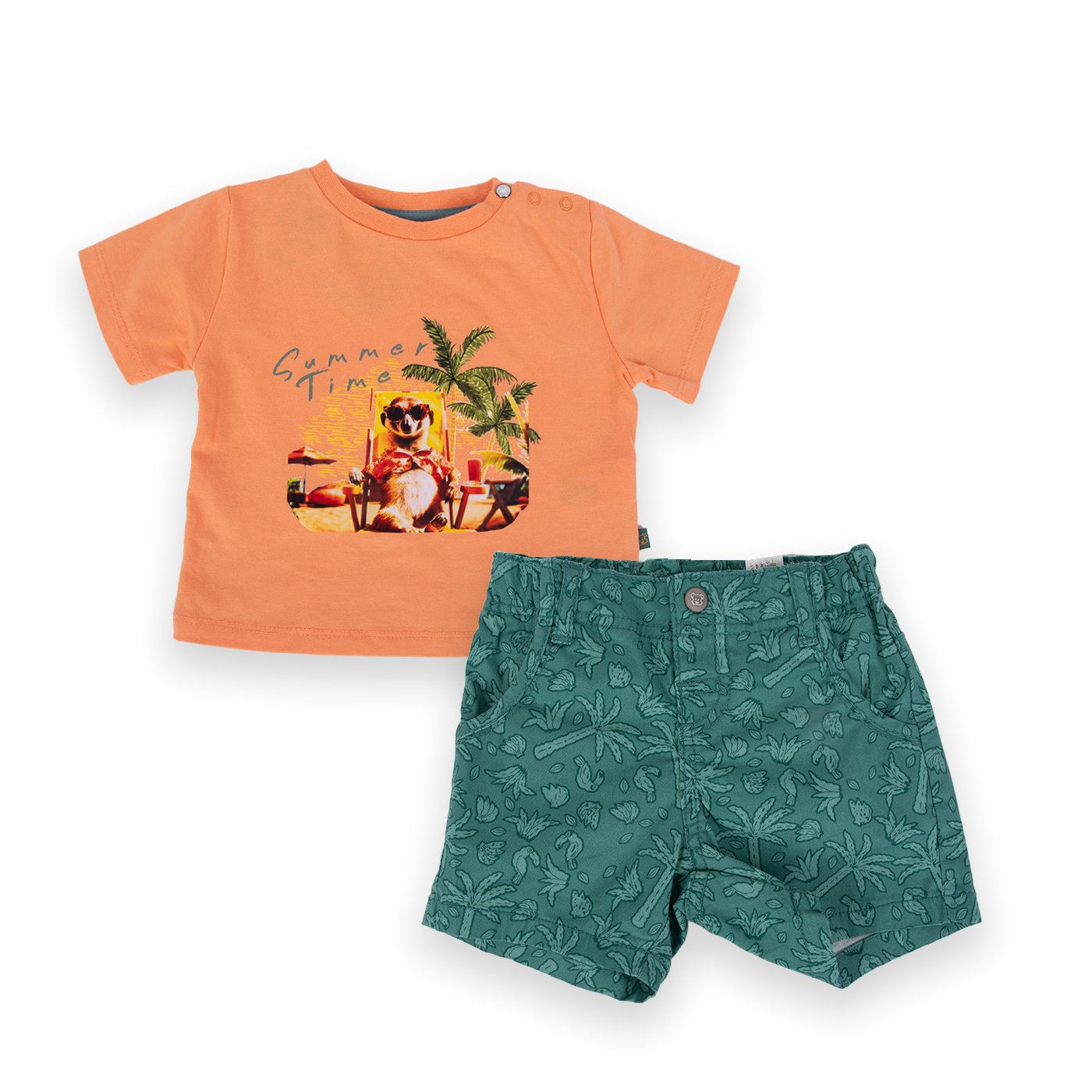 CONJUNTO ALGODON NIÑO PILLIN NARANJO PVA821-24NAR BEBE NARANJA - 3