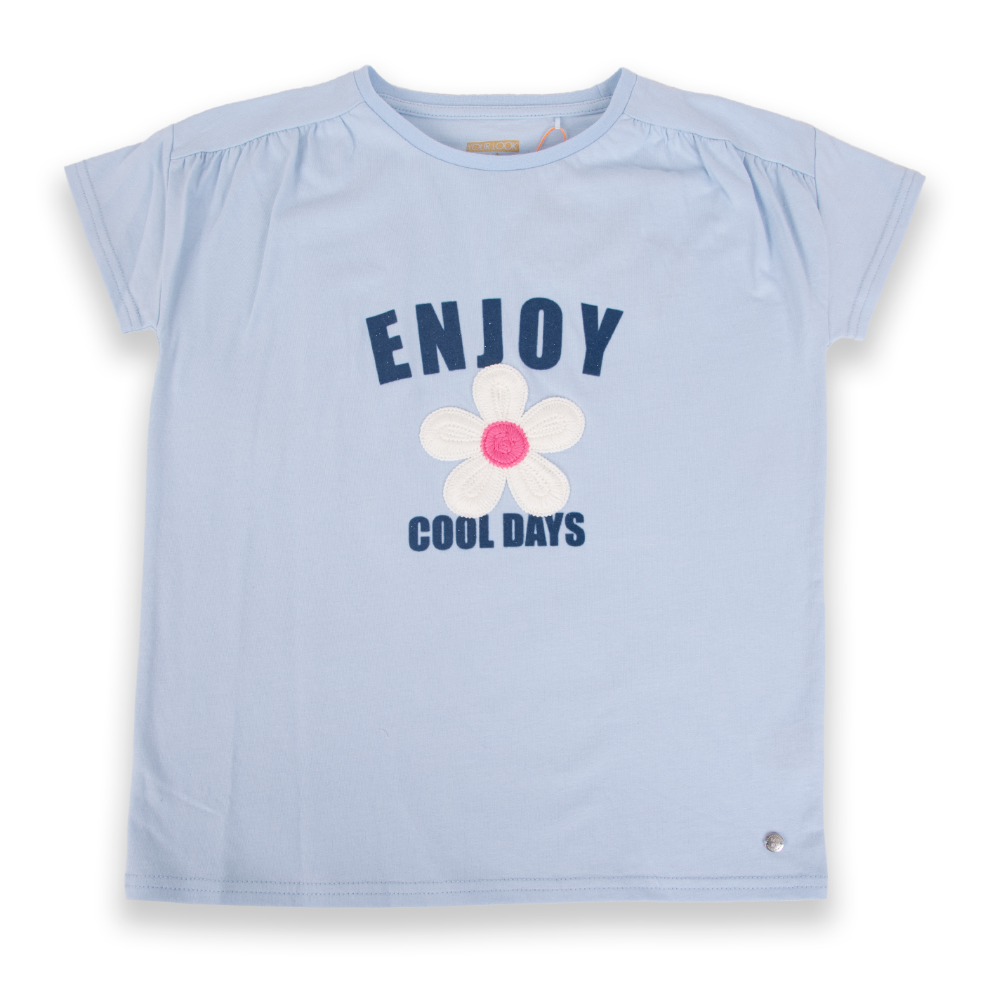 POLERA MANGA CORTA ALGODÓN NIÑA PILLÍN TVA609-24LAV LAVANDA - 1