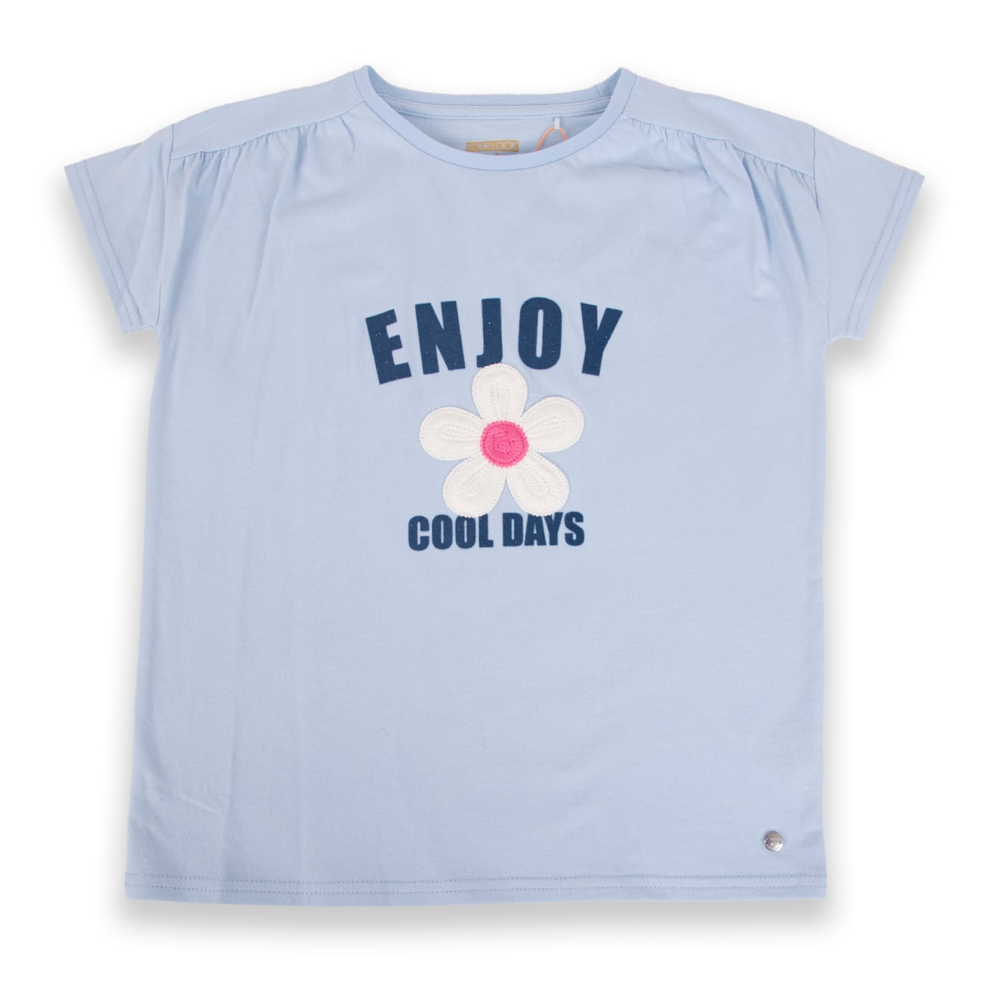 POLERA MANGA CORTA ALGODÓN NIÑA PILLÍN TVA609-24LAV LAVANDA - 1