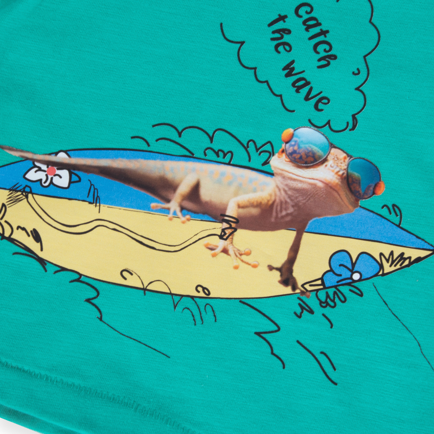 POLERA MANGA CORTA ALGODÓN NIÑO PILLÍN PVA644-24VER BEBÉ VERDE - 2
