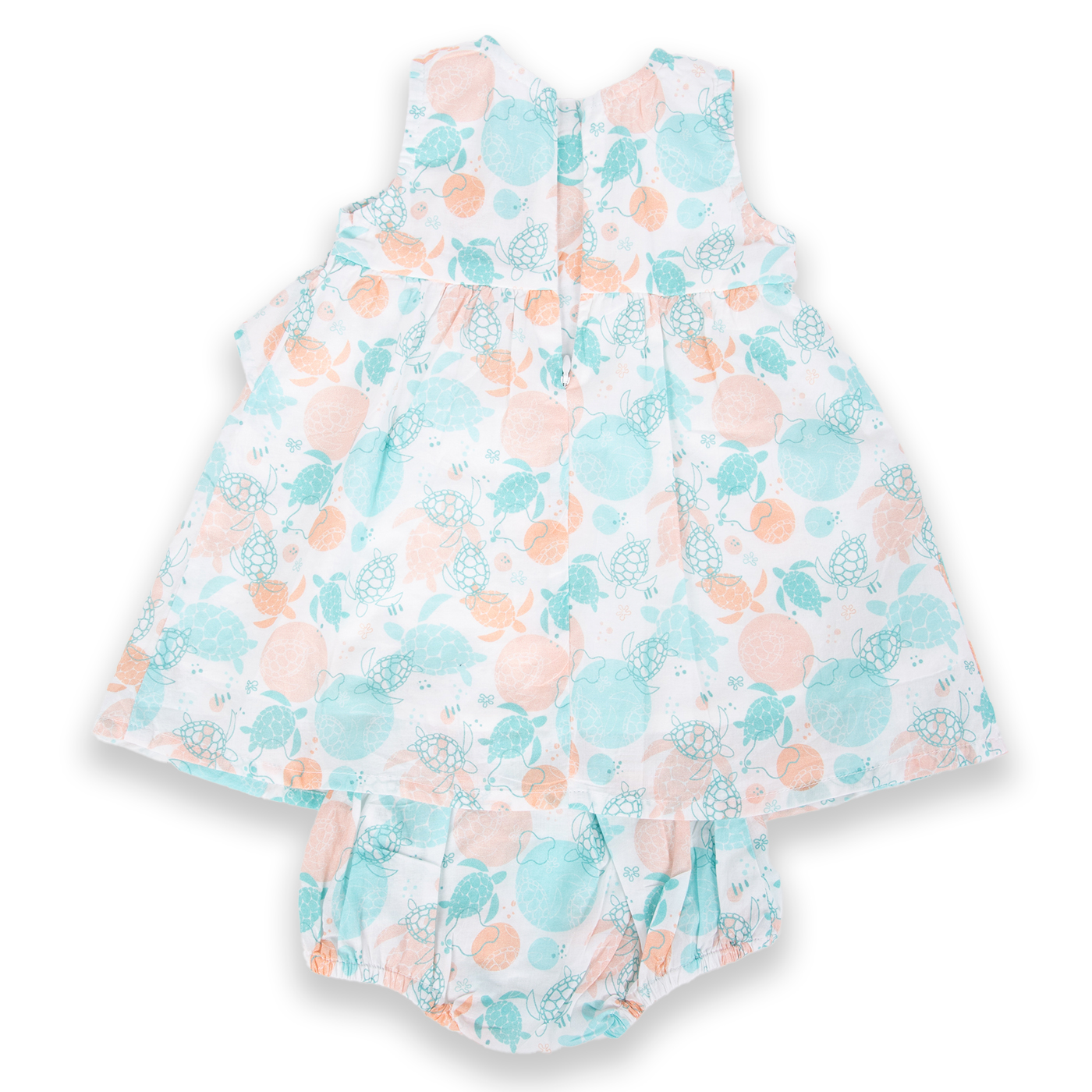 VESTIDO BEBÉ NIÑA NARANJA PILLIN - 4