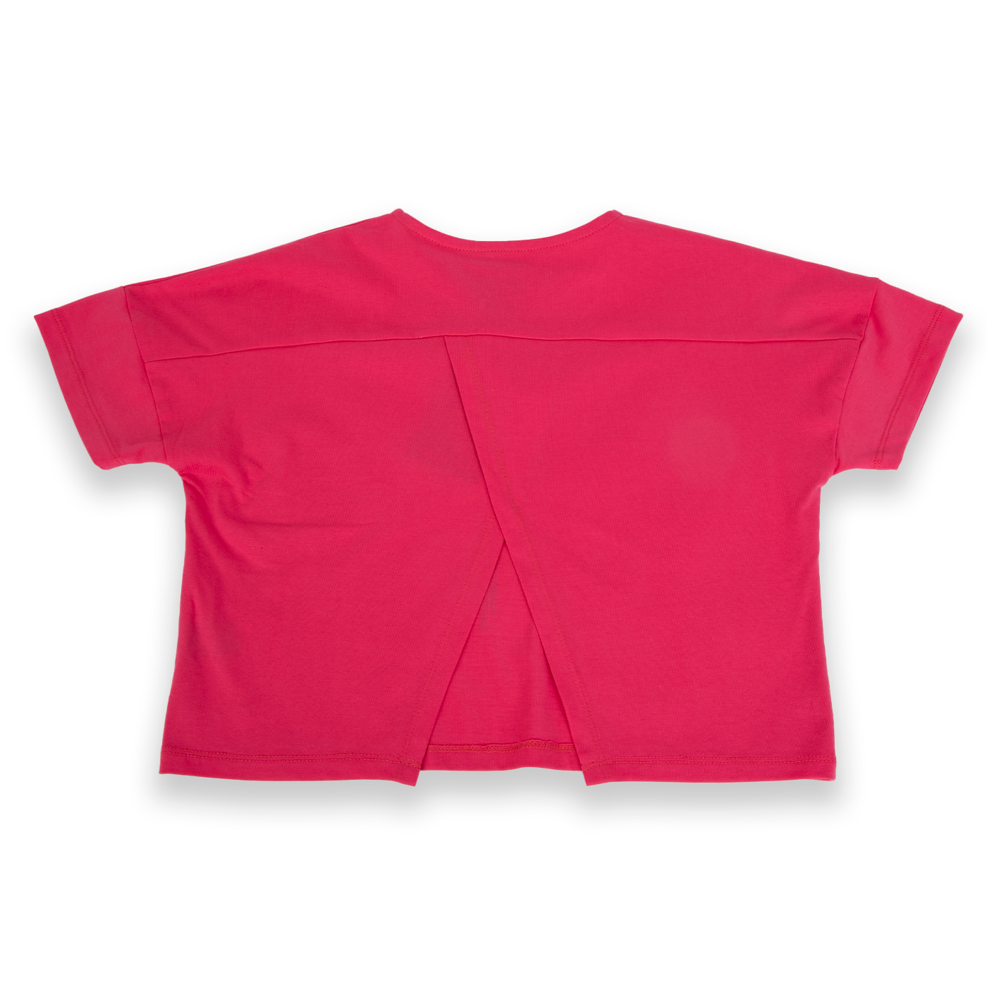 POLERA MANGA CORTA ALGODÓN NIÑA PILLÍN TVA613-24FRA FUCSIA OSCURO - 3