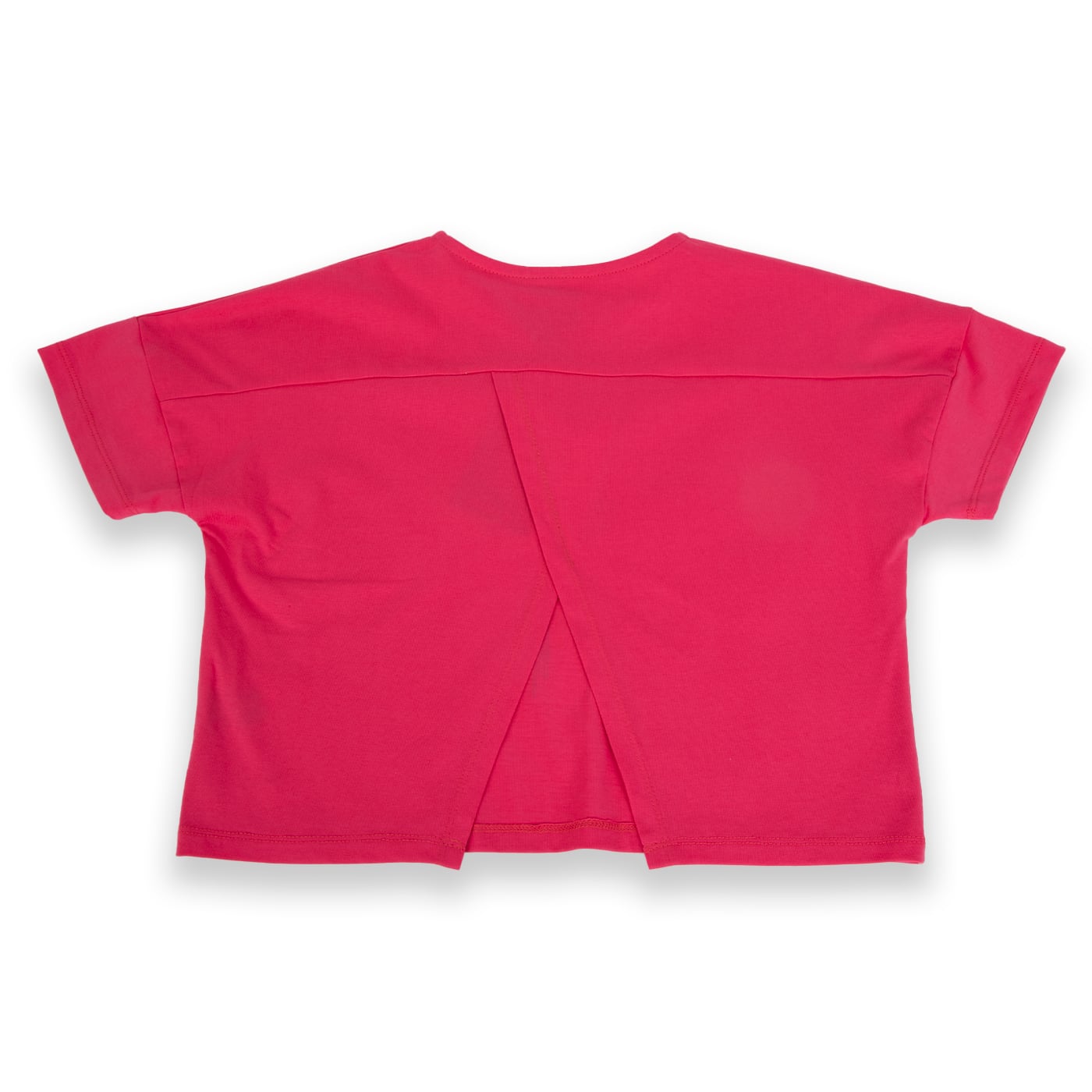 POLERA MANGA CORTA ALGODÓN NIÑA PILLÍN TVA613-24FRA FUCSIA OSCURO - 3