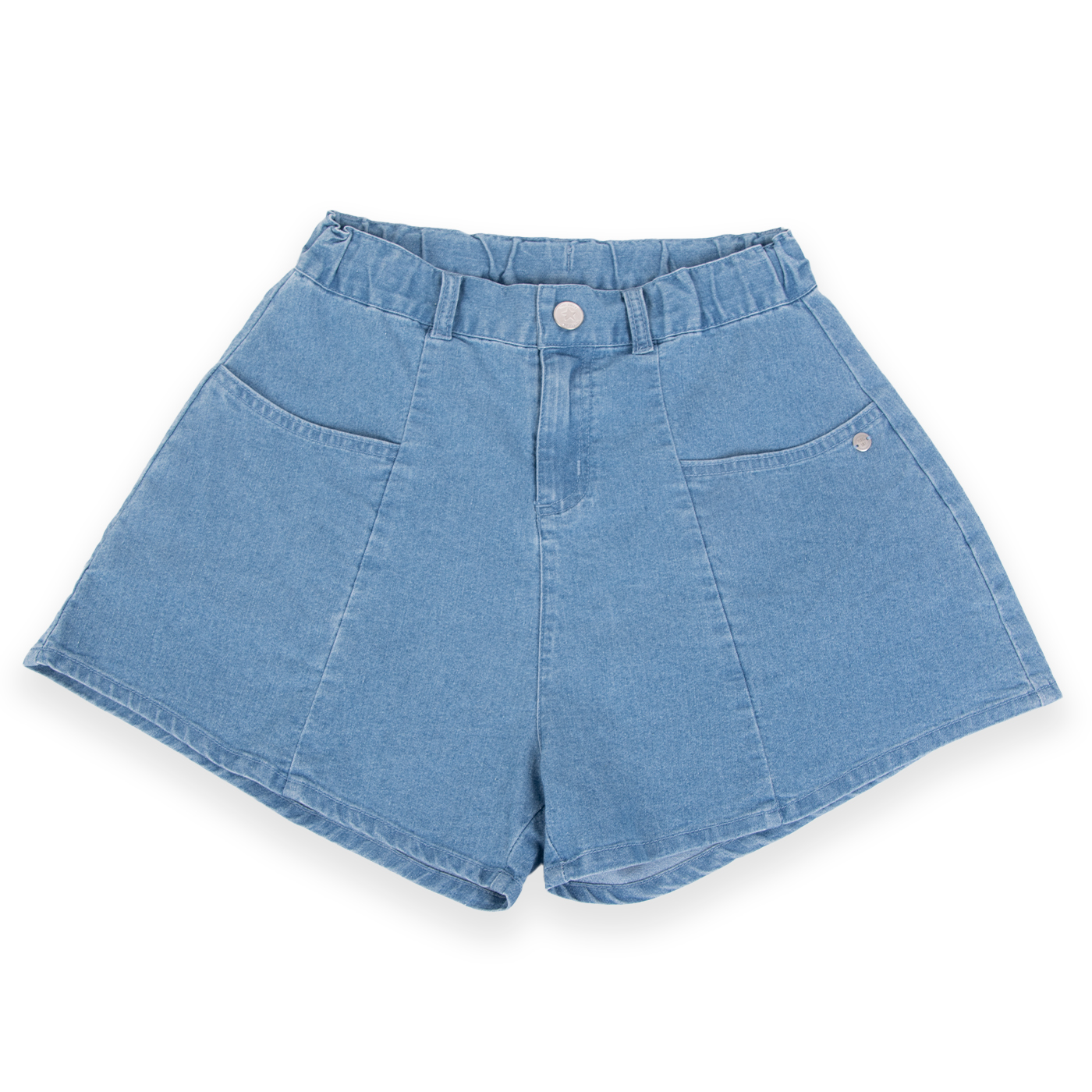 SHORT NIÑA PILLÍN CELESTE TVA703-24CEL - 1