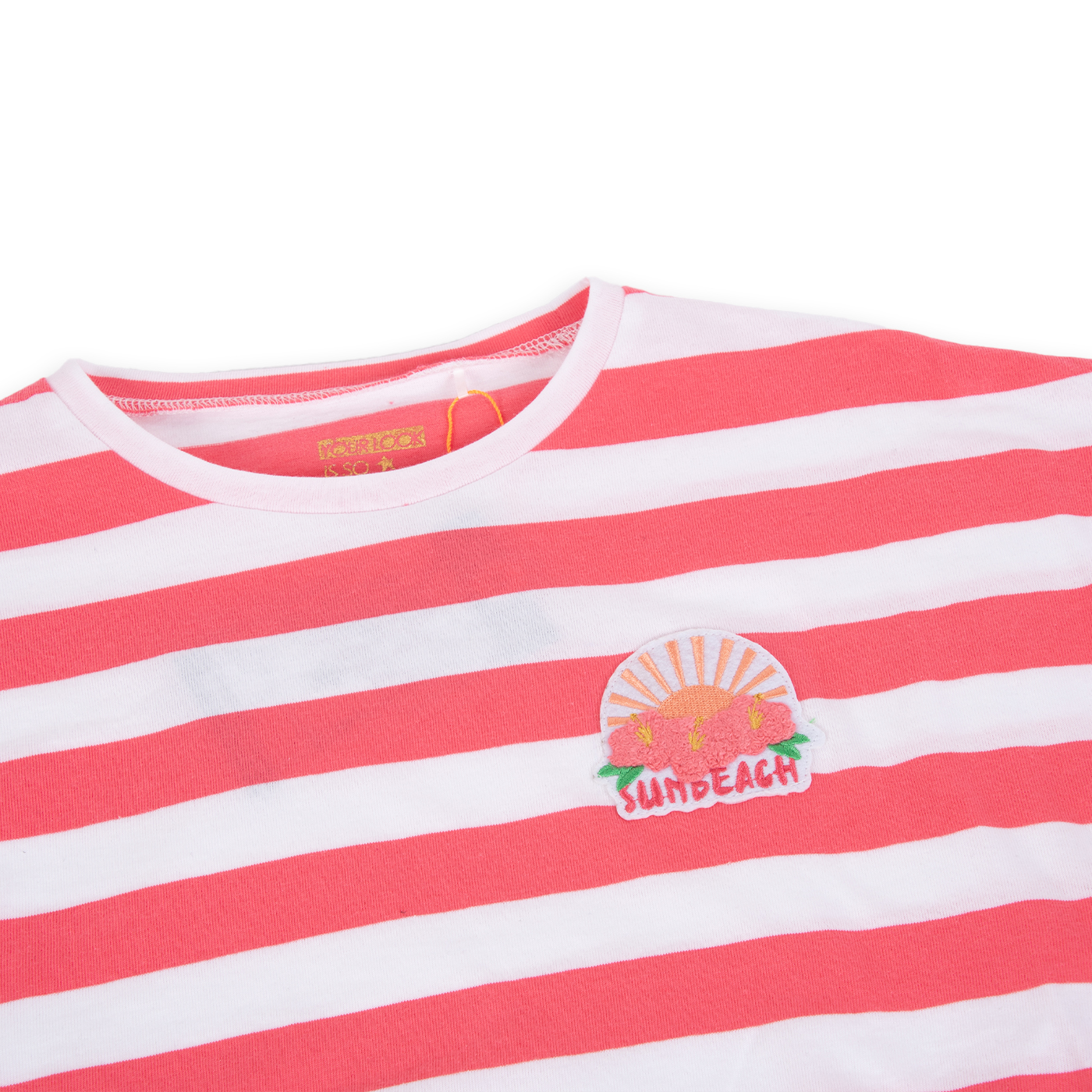 POLERA MANGA CORTA ALGODÓN NIÑA PILLÍN TVA624-24COR CORAL - 2