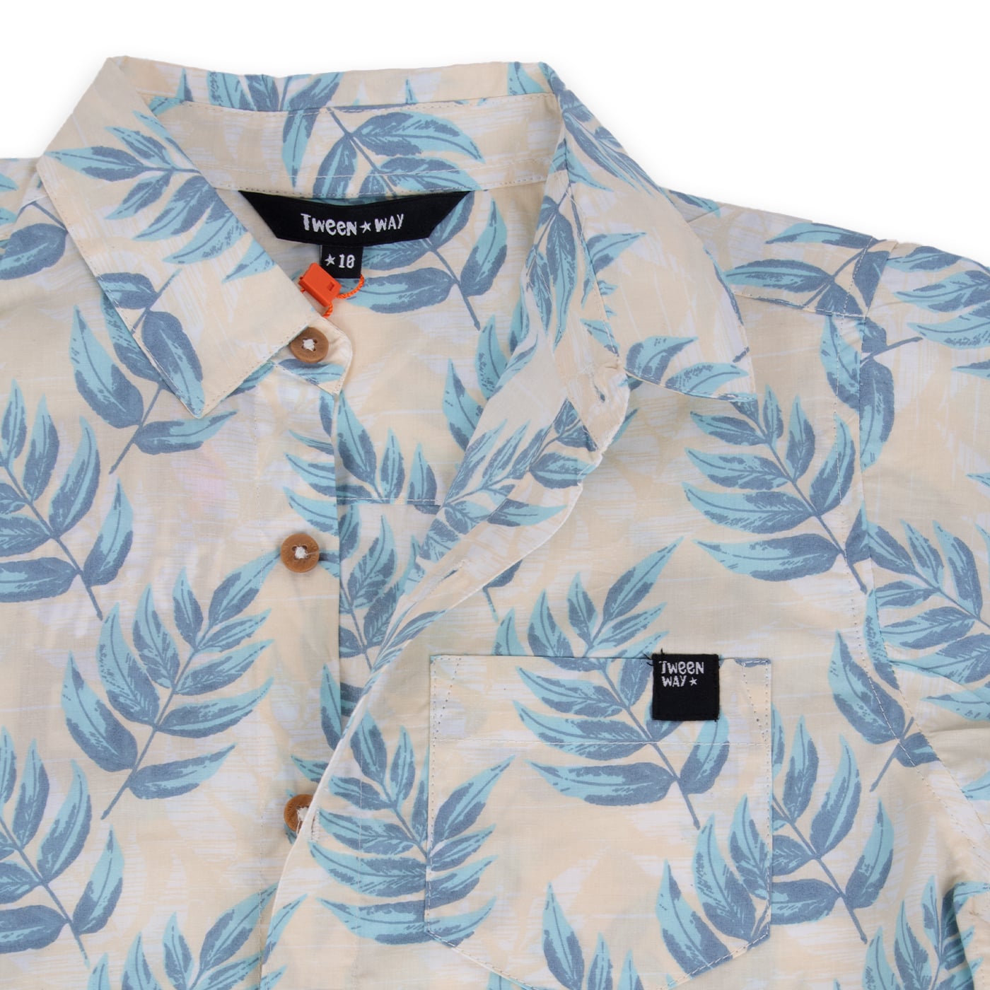 CAMISA MANGA CORTA ALGODÓN NIÑO PILLÍN TVA813-24BEI BEIGE - 2