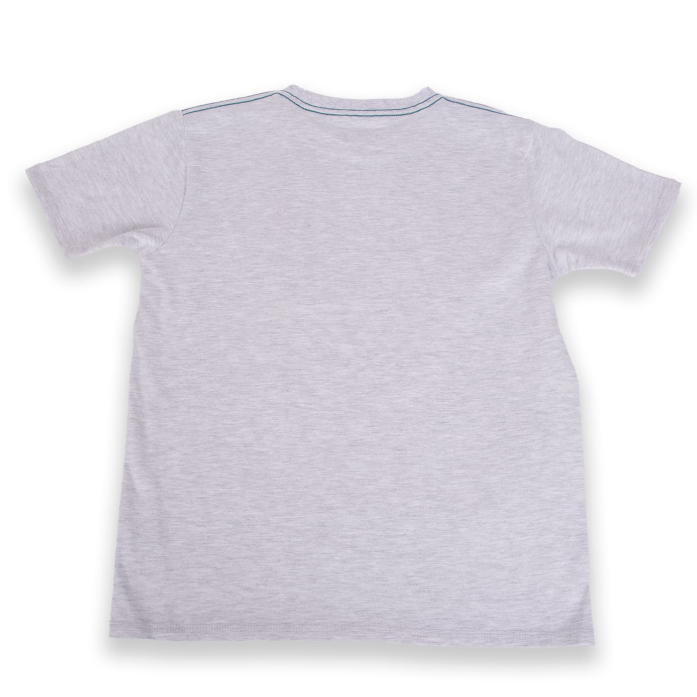 POLERA MANGA CORTA ALGODÓN NIÑO PILLÍN TVA608-24MLG GRIS CLARO - 3