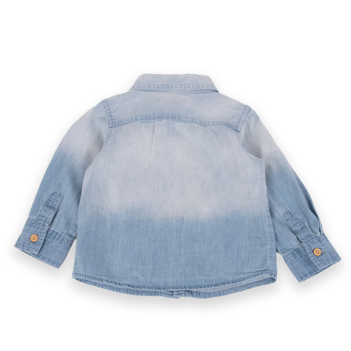 CAMISA MANGA LARGA ALGODÓN NIÑO PILLÍN PVA712-24DEN BEBÉ DENIM - 3