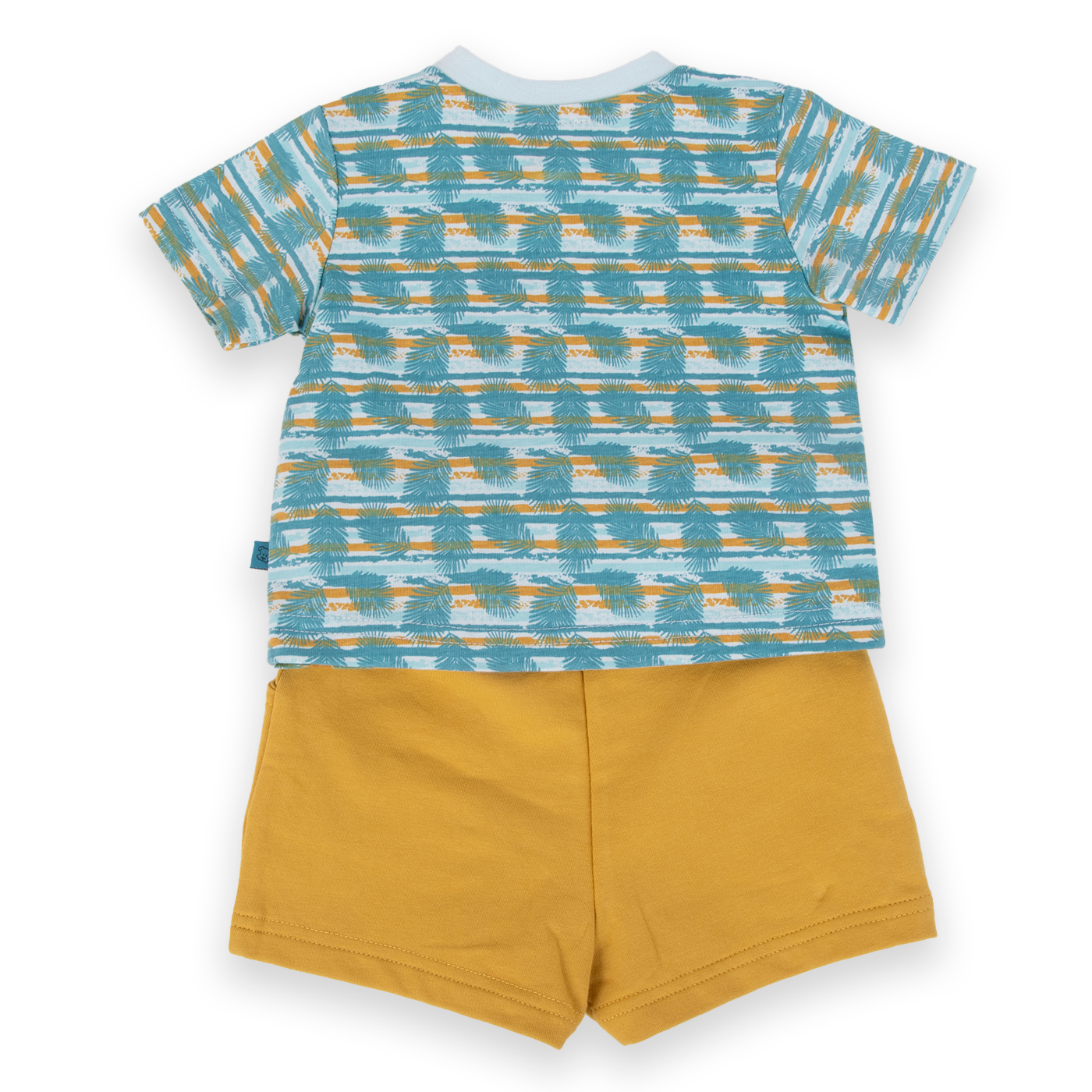 POLERA MANGA CORTA ALGODÓN NIÑO PILLÍN PVA656-24MOS BEBÉ MOSTAZA - 4