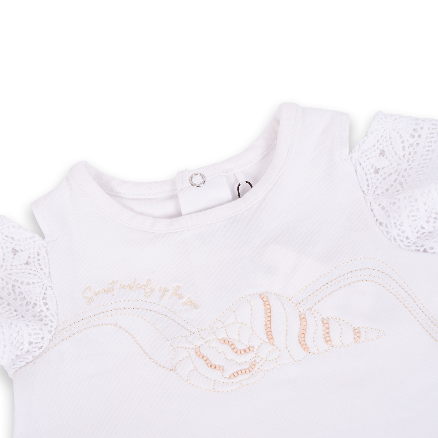 POLERA MANGA CORTA NIÑA PILLÍN PVA649-24BCO BEBÉ BLANCO - 2