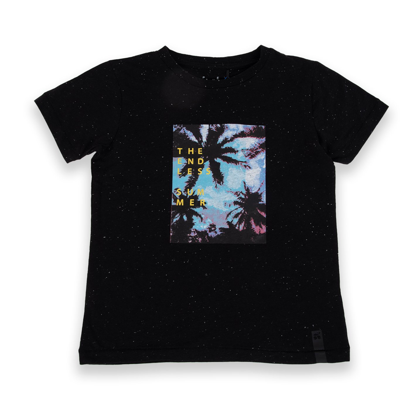 POLERA MANGA CORTA ALGODÓN NIÑO PILLÍN PVA661-24NEG - 1