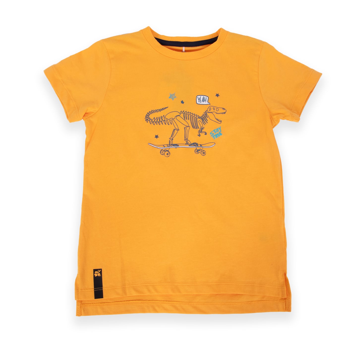 POLERA MANGA CORTA ALGODÓN NIÑO PILLÍN PVA663-24NAR NARANJA - 1