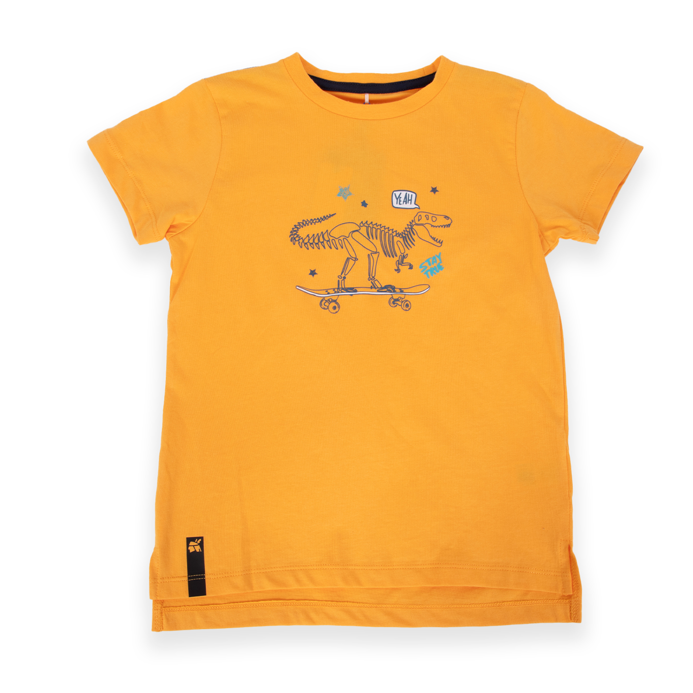 POLERA MANGA CORTA ALGODÓN NIÑO PILLÍN PVA663-24NAR NARANJA - 1