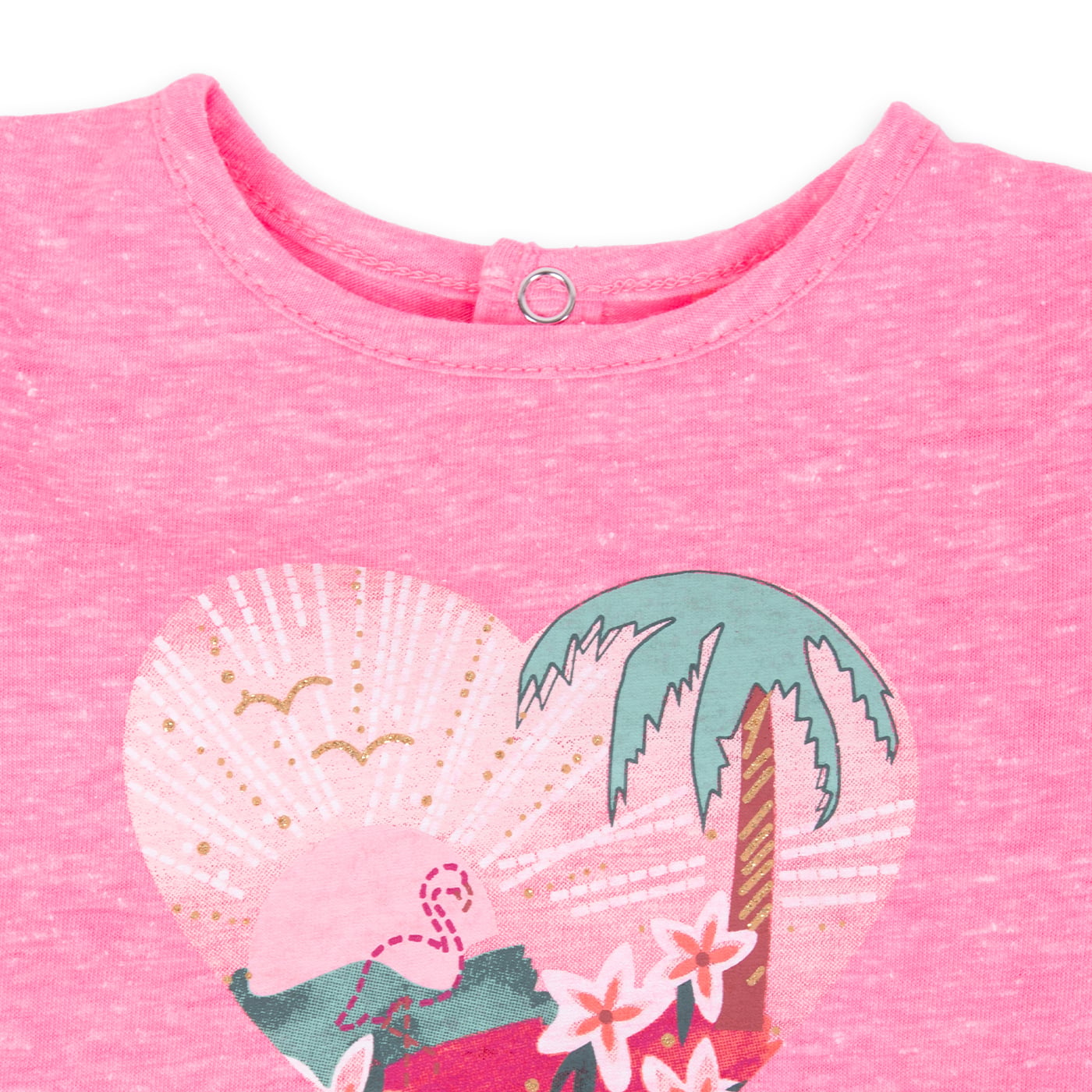 POLERA MANGA CORTA NIÑA PILLÍN PVA659-24ROS BEBÉ ROSADO - 2