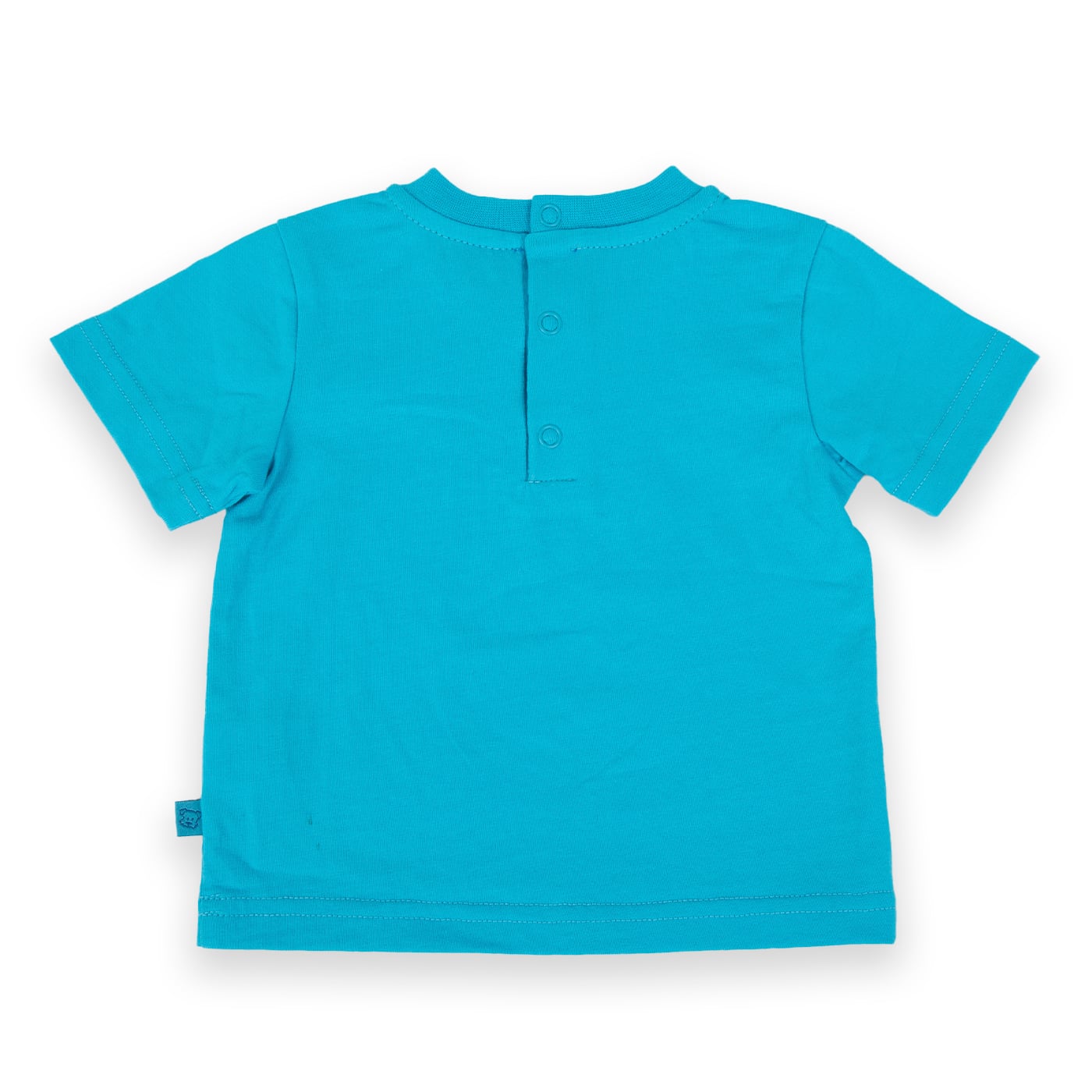 POLERA MANGA CORTA ALGODÓN NIÑO PILLÍN PVA653-24AZL BEBÉ AZUL ELÉCTRICO - 3
