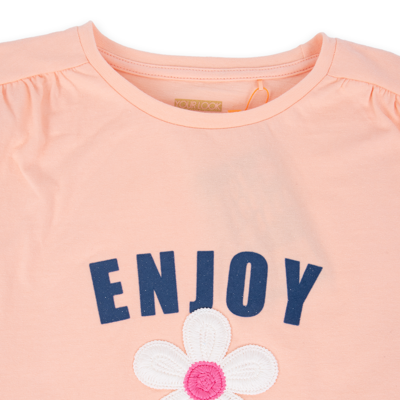 POLERA MANGA CORTA ALGODÓN NIÑA PILLÍN TVA609-24DAM NARANJA - 2