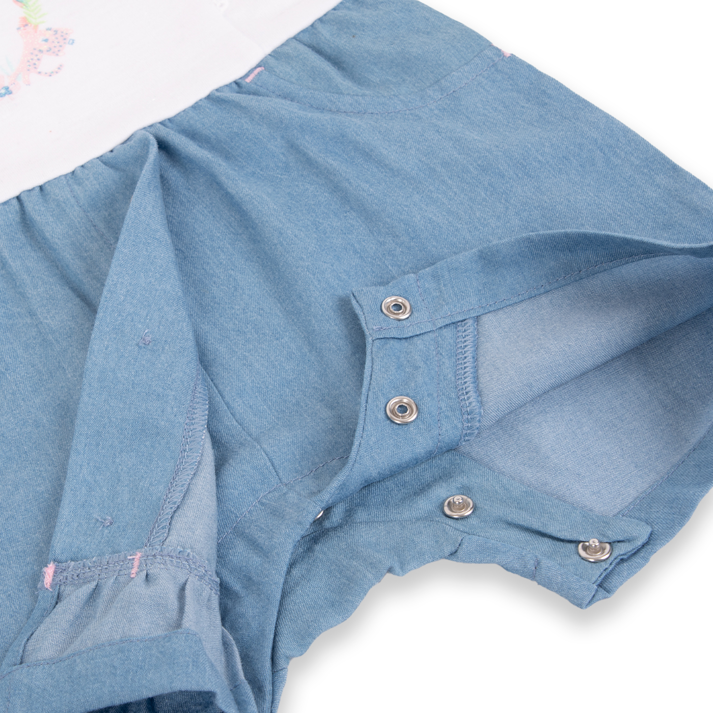 MAMELUCO NIÑA PILLÍN DENIM BEBÉ PVA222-24DEN - 3