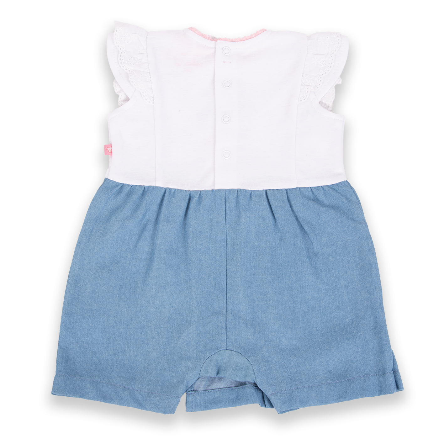 MAMELUCO NIÑA PILLÍN DENIM BEBÉ PVA222-24DEN - 4