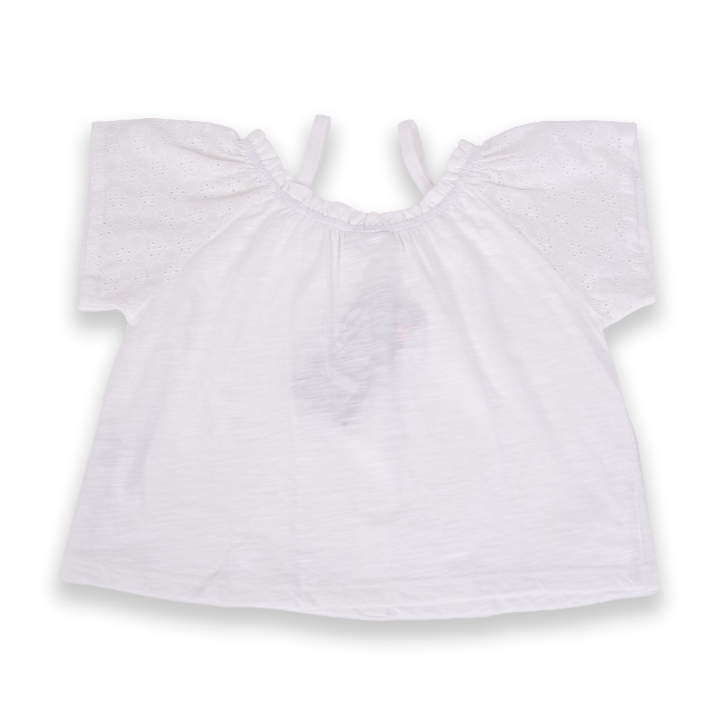 POLERA MANGA CORTA ALGODÓN NIÑA PILLÍN TVA610-24BCO BLANCO - 3