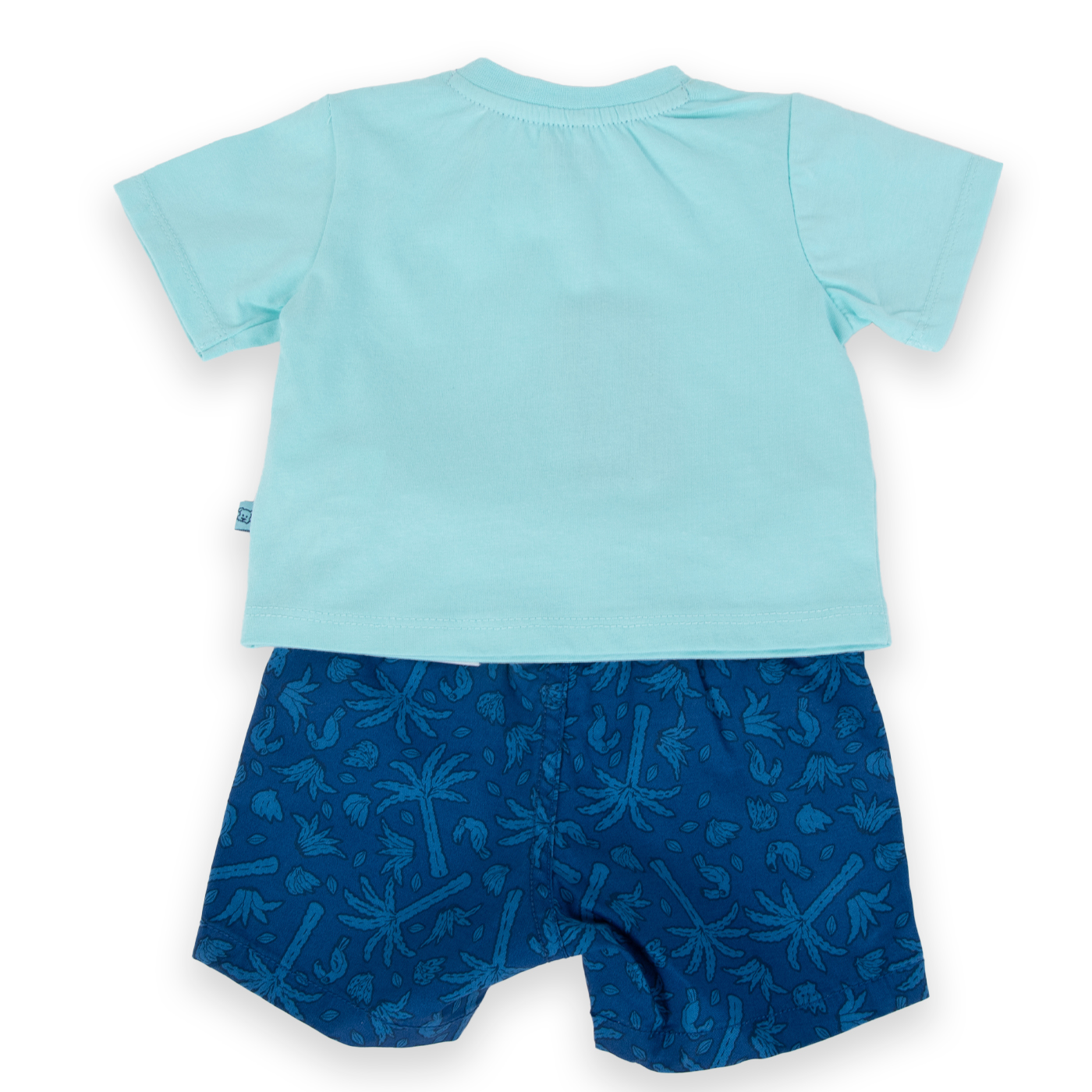 CONJUNTO ALGODON NIÑO PILLIN TURQUESA PVA821-24CAL BEBE - 4