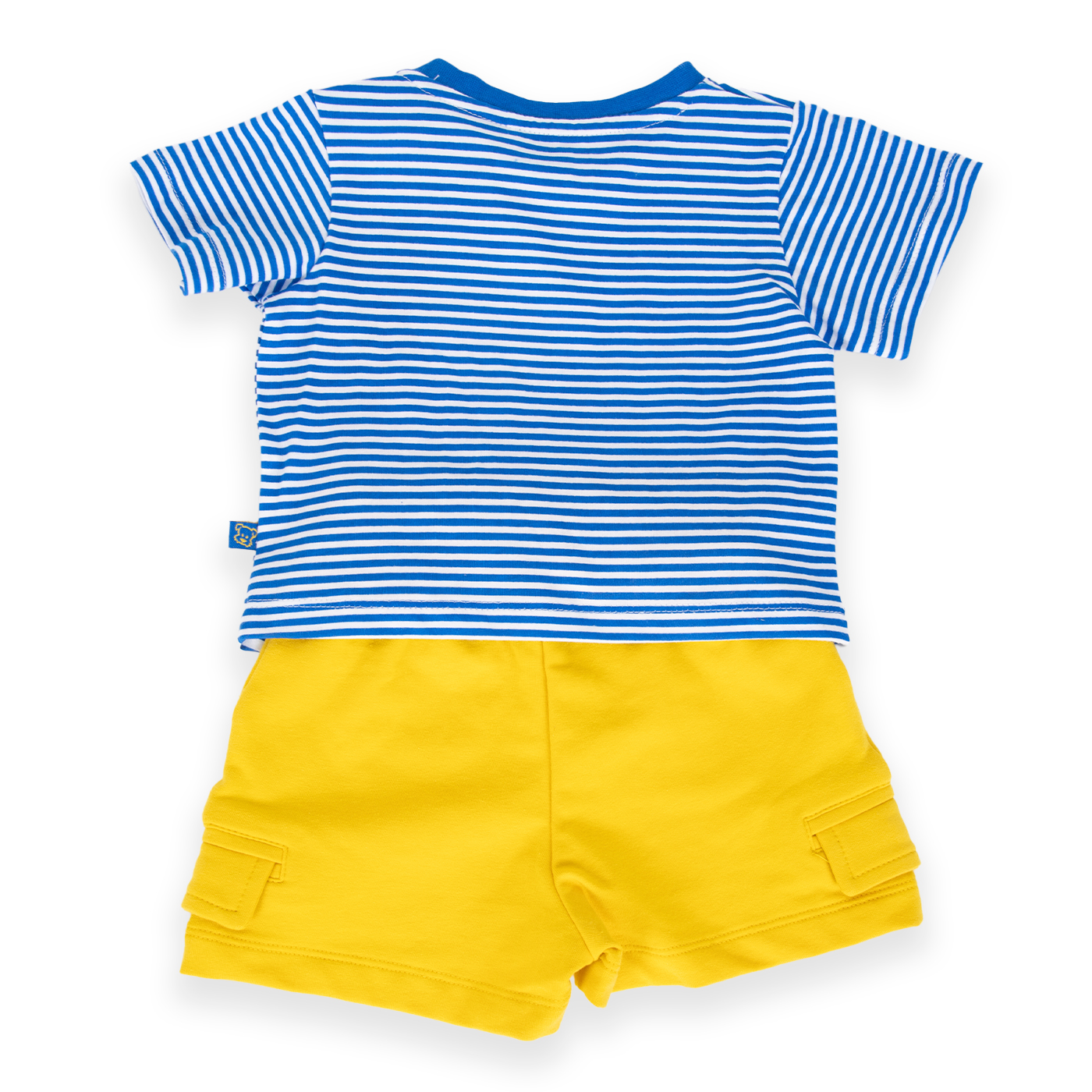 CONJUNTO ALGODON NIÑO PILLIN AZUL ELECTRICO PVA646-24AZR BEBE - 4