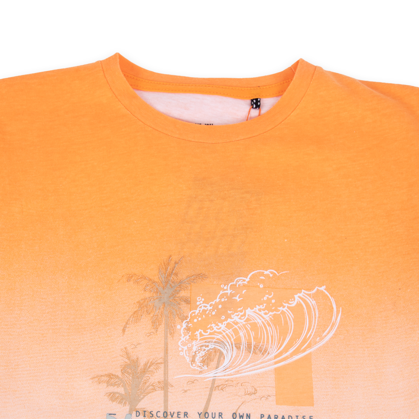 POLERA MANGA CORTA ALGODÓN NIÑO PILLÍN TVA617-24NAR NARANJA - 2