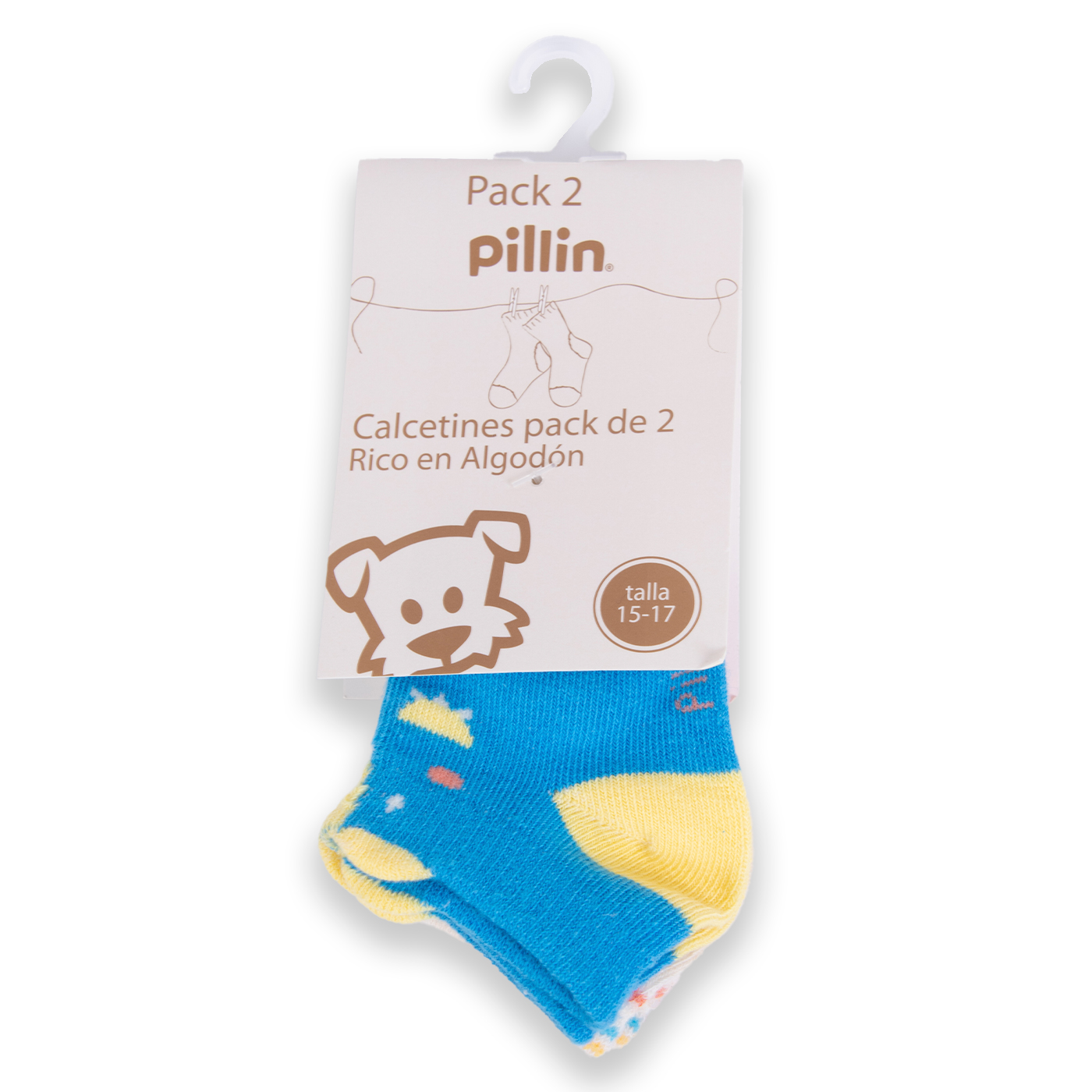 CALCETÍN BEBÉ NIÑO MULTICOLOR PILLIN - 1