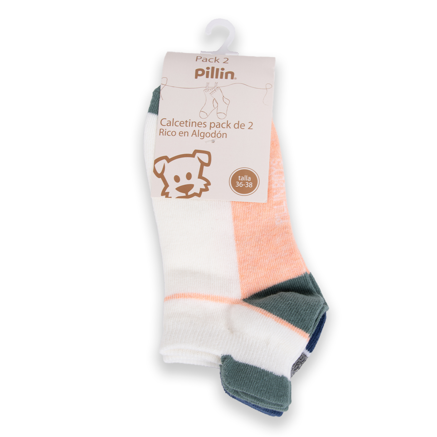 CALCETÍN NIÑO PILLÍN MULTICOLOR PAA129-24SUR - 1