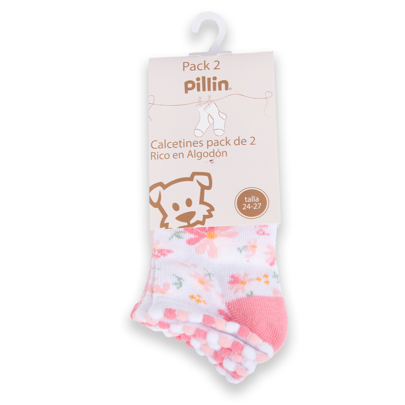 CALCETÍN BEBÉ NIÑA MULTICOLOR PILLIN - 1