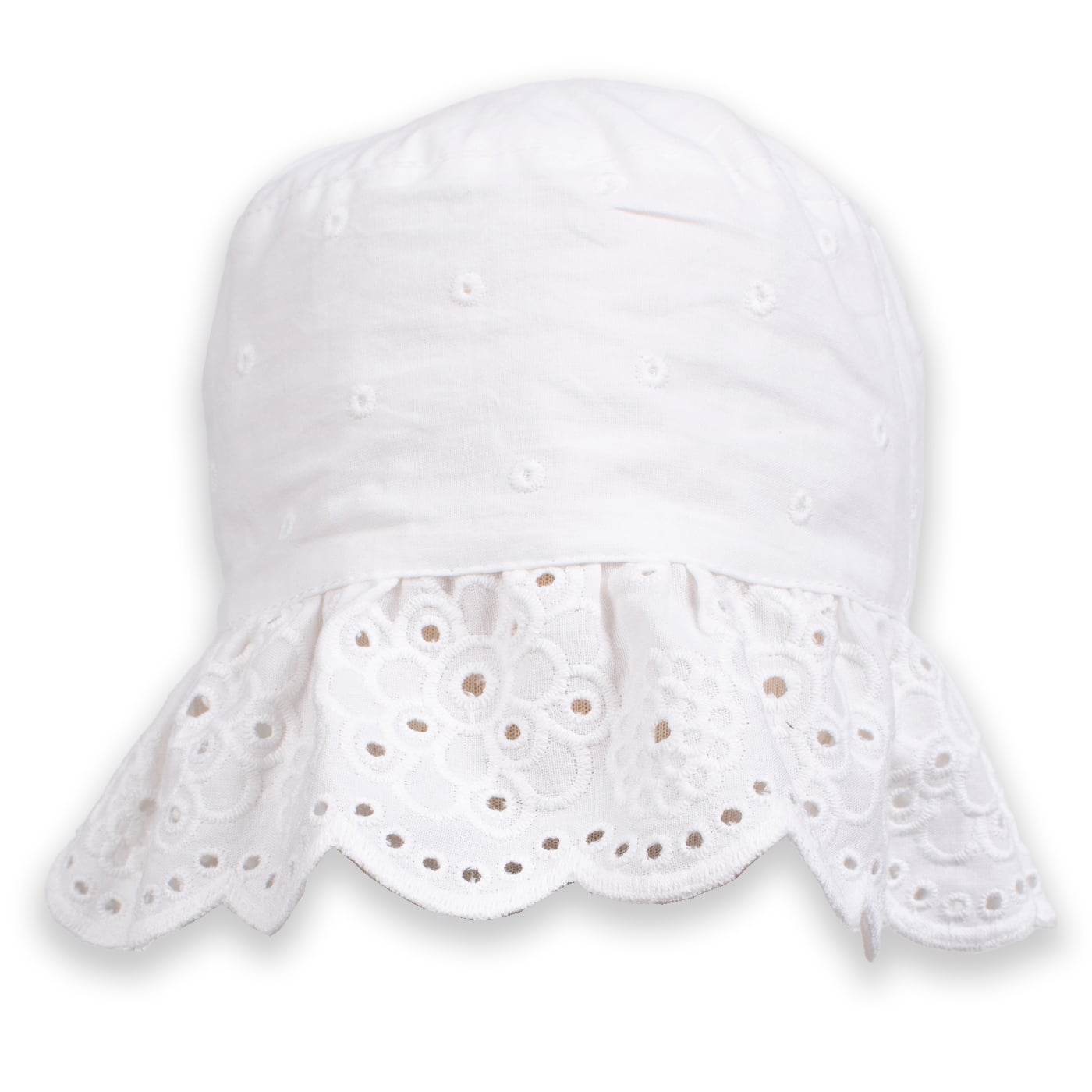 GORRO BEBÉ NIÑA ALGODÓN PILLÍN BLANCO PAA901-24BCO - 1