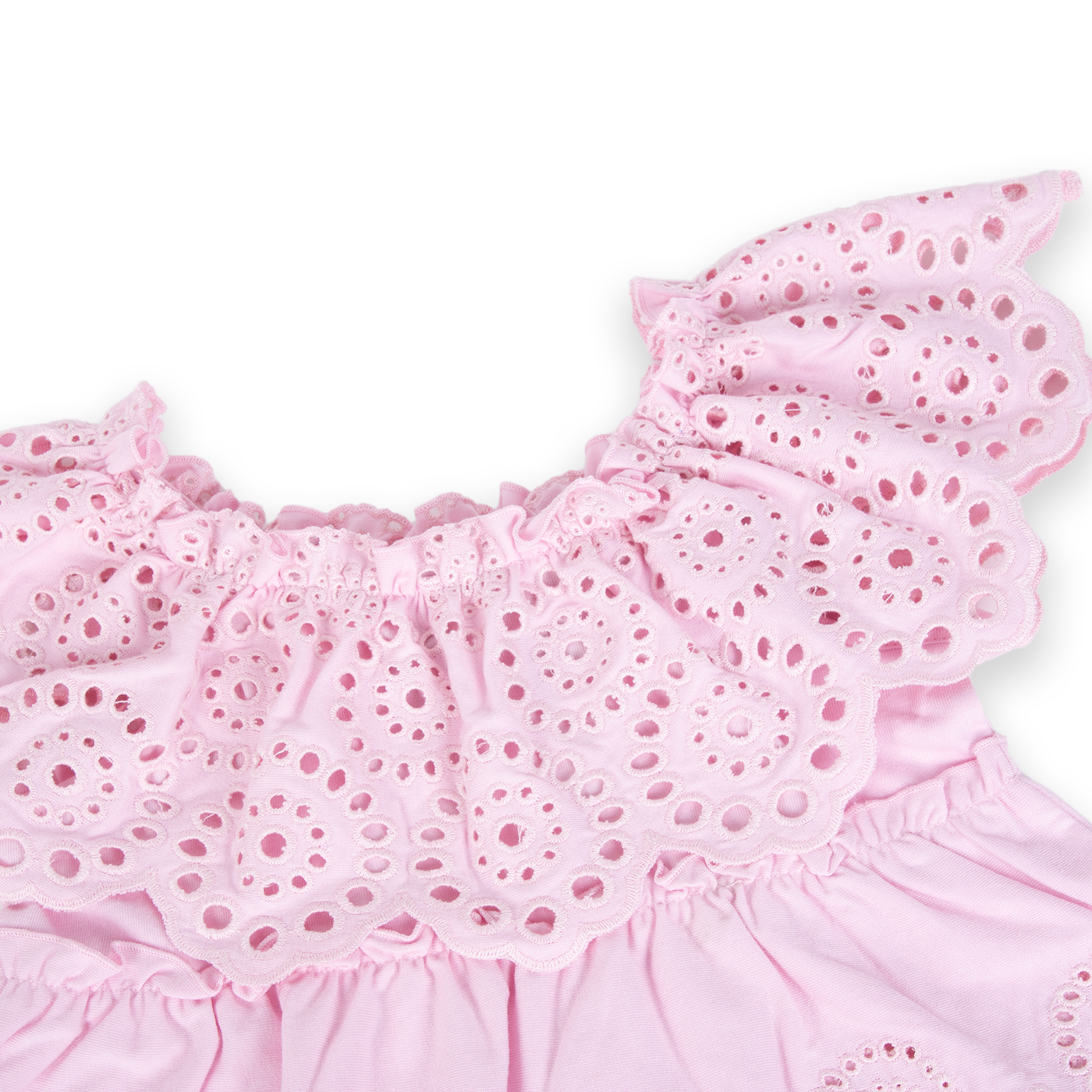 POLERA MARIPOSA ALGODÓN NIÑA PILLÍN PVA647-24ROS ROSADO - 2