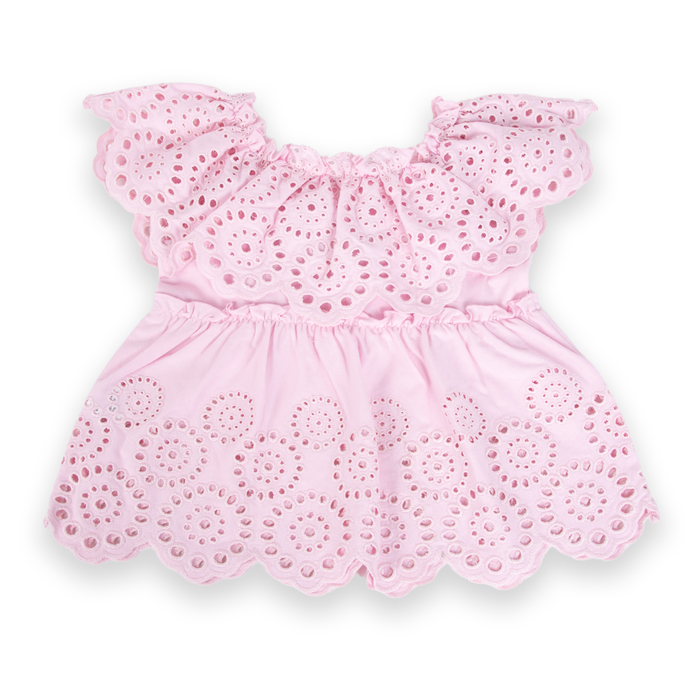 POLERA MARIPOSA ALGODÓN NIÑA PILLÍN PVA647-24ROS ROSADO - 4