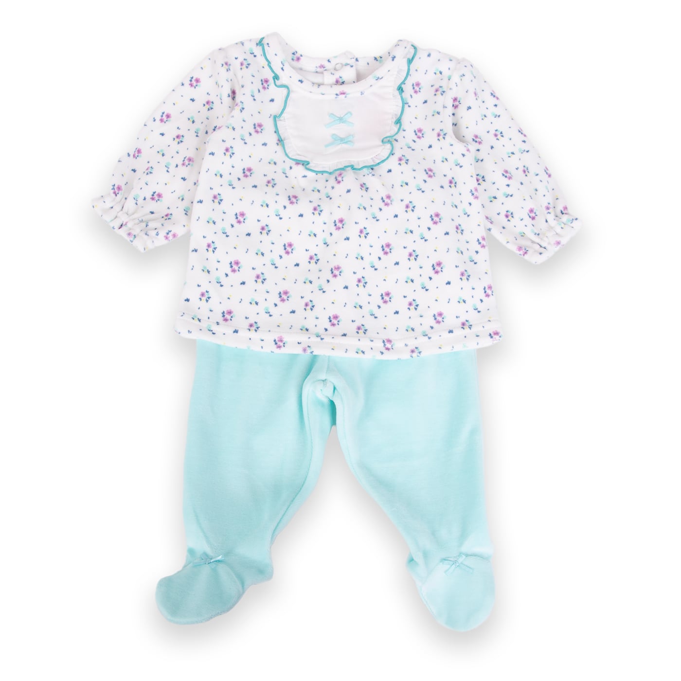 CONJUNTO NIÑA PILLIN MENTA PVA304-24MEN BEBE - 1